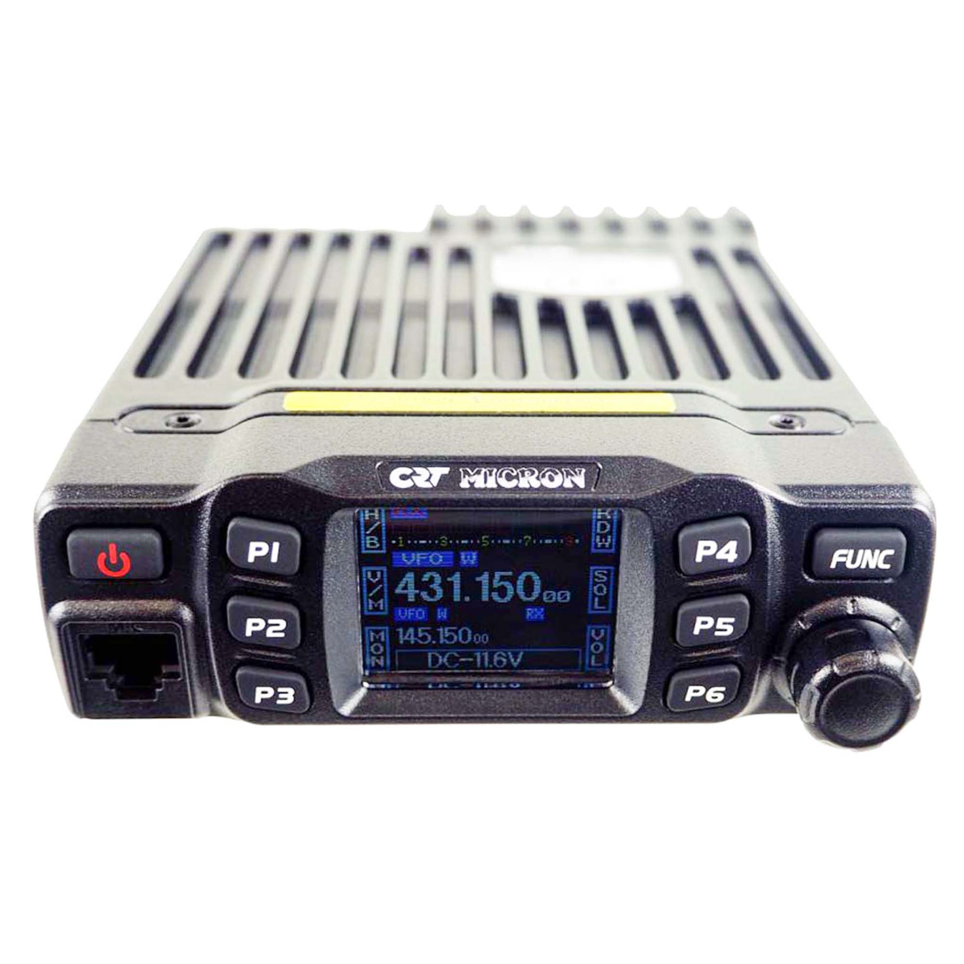 Pachet Statie radio VHF/UHF CRT MICRON UV dual band 144-146Mhz - 430-440Mhz + Cadou Sticky Pad Blue