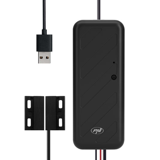 Releu inteligent PNI SmartHome RG121 cu Wi-Fi pentru comanda deschidere usa garaj/poarta, compatibil cu aplicatia Tuya, alimentare 5 V