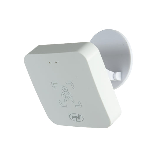 Senzor de prezenta PNI SafeHouse HS402 Wi-Fi, cu unde radar milimetrice, raza de 10 m, detecteaza miscarea si prezenta statica, masoara distanta si luminozitatea, compatibil cu aplicatia Tuya, alimentare 5V USB-C