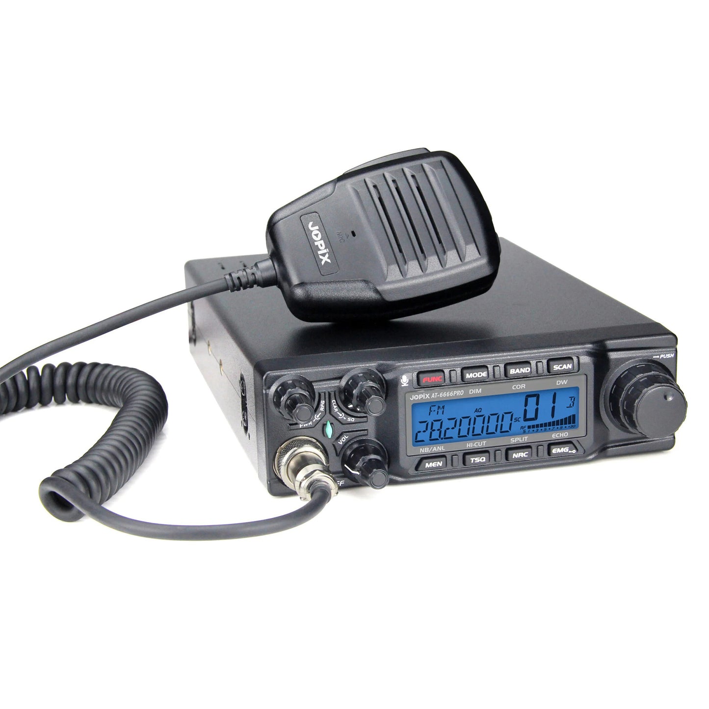 Statie radioamatori PNI Jopix AT-6666 PRO, AM, FM, SSB 10M CW TRX 28-29.7 MHz, VOX, Roger Beep, 13.8V