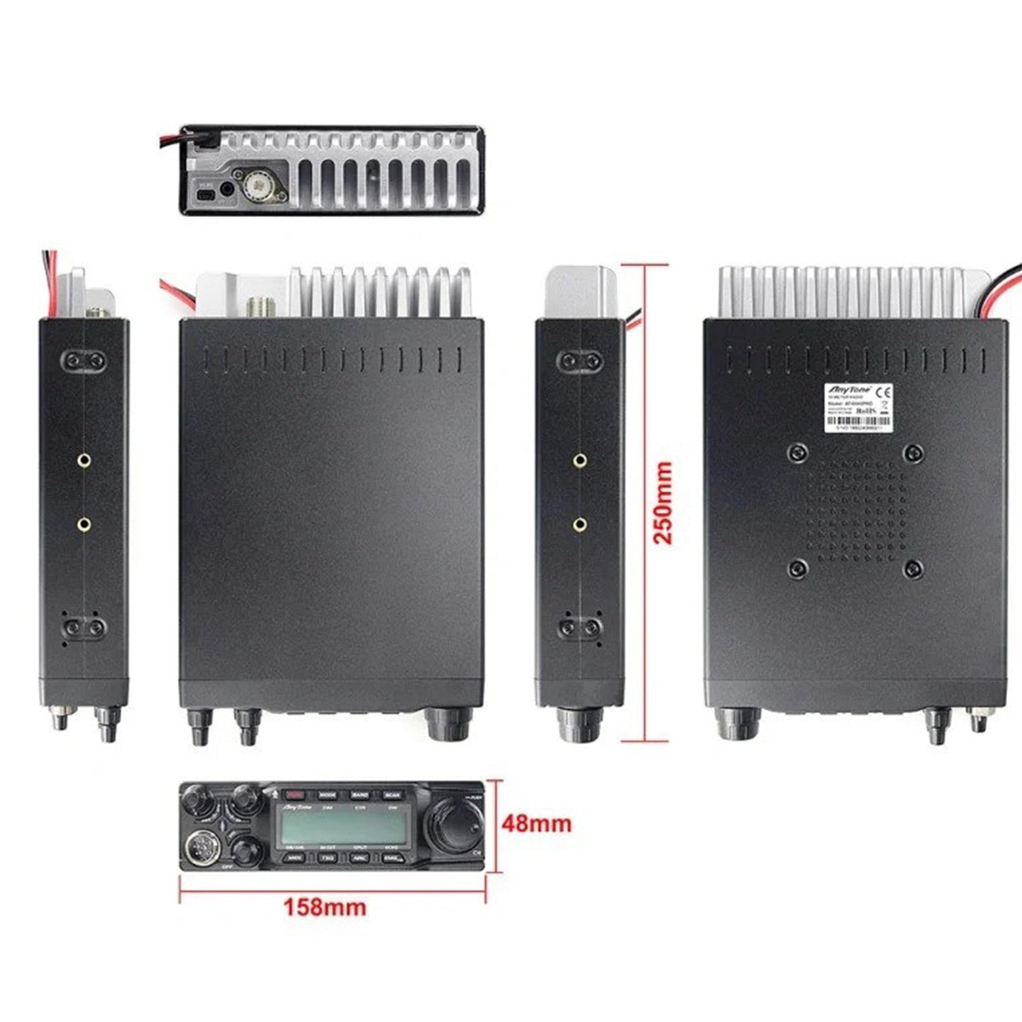 Statie radioamatori PNI Jopix AT-6666 PRO, AM, FM, SSB 10M CW TRX 28-29.7 MHz, VOX, Roger Beep, 13.8V