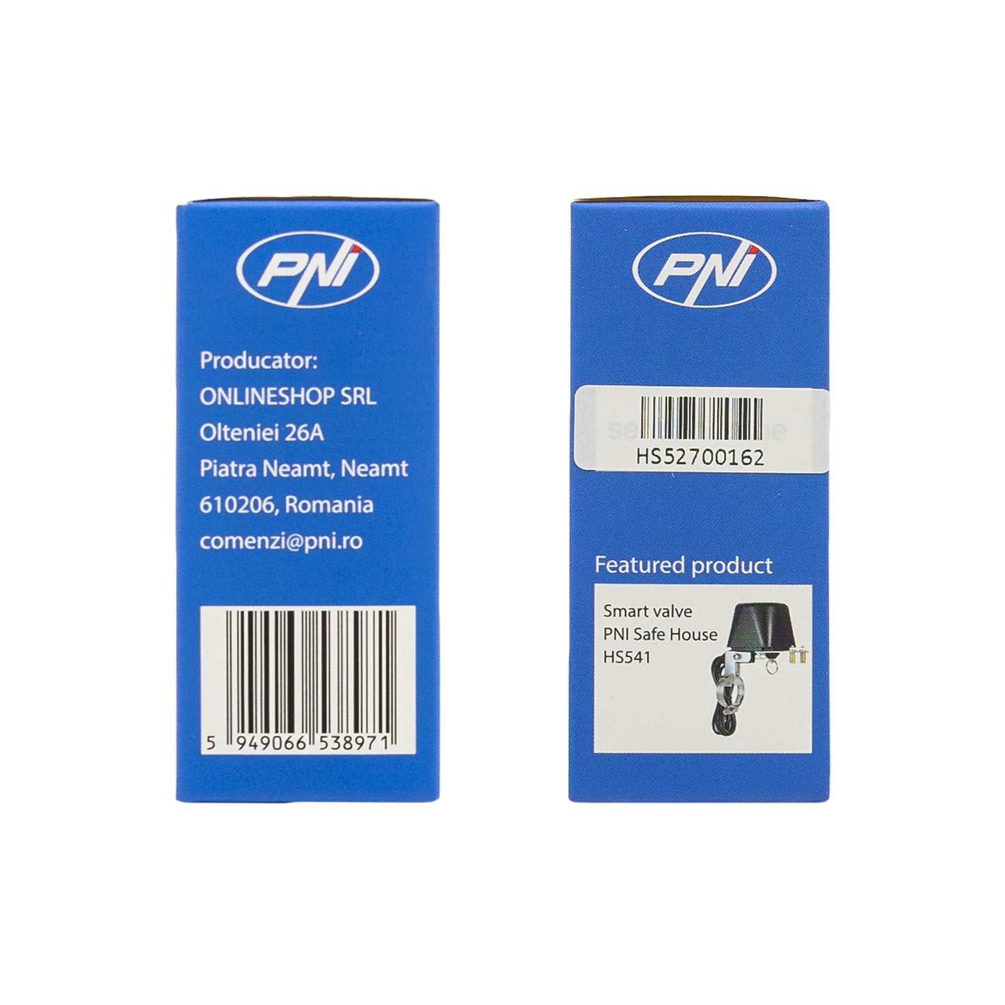 Detector senzor inundatie PNI SafeHouse HS527 cu Wi-Fi, cu alarmare sonora 80dB, difuzor incorporat, pentru inundatie si picurare, compatibil cu aplicatia Tuya, alimentare 3V