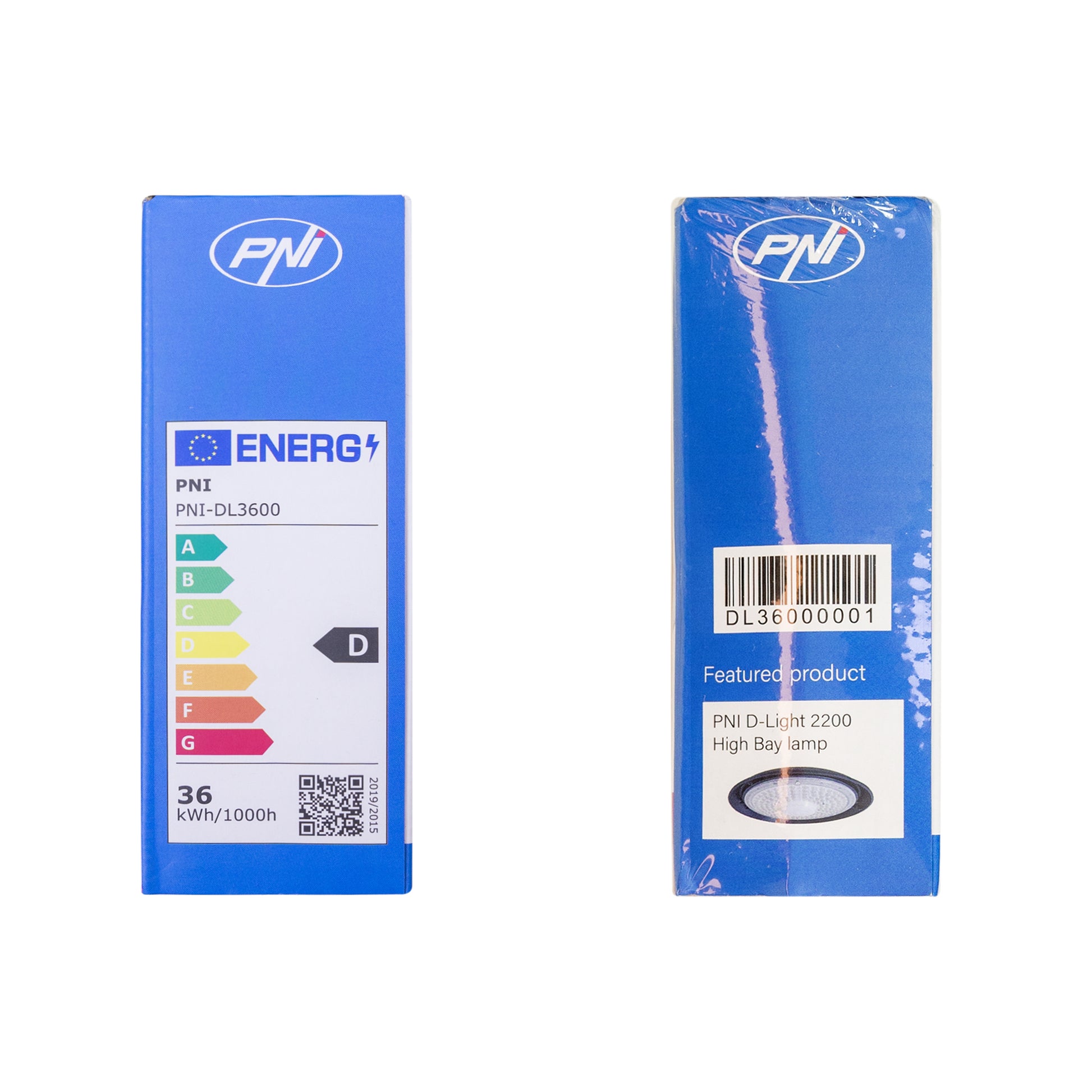 Corp de iluminat liniar cu LED PNI D-Light 3600, 36W, 6500k, etans IP65, cu protectie la apa, praf si coroziune, pentru iluminat industrial, tuneluri, pasaje, metrou