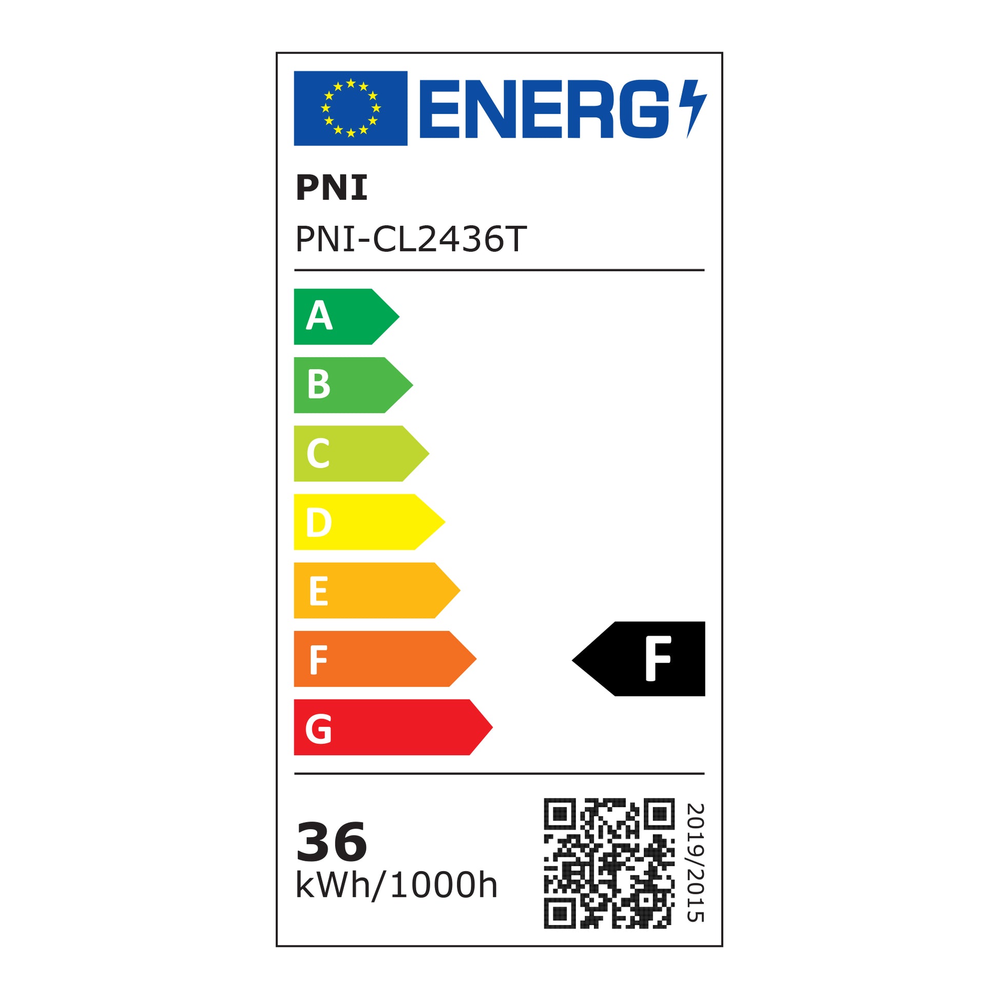 Plafoniera LED PNI D-Light CL2436T Wi-Fi, RGBW, 36W, dimabila, rotunda 41 cm, 3000K-6500K, alimentare 230V, 3600 lm, alb, control din Tuya app