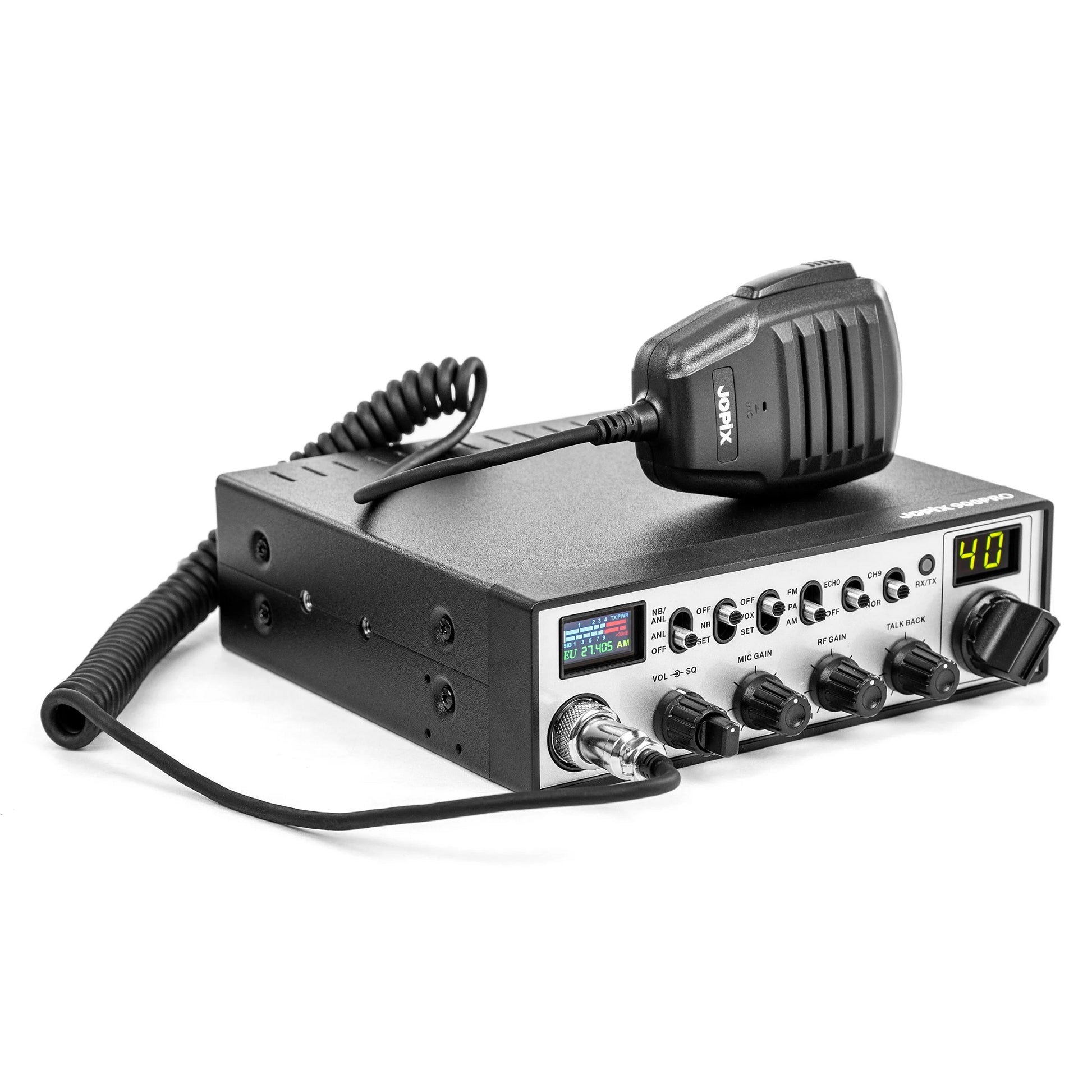 Statie radio CB JOPIX 900PRO 40CH, AM/FM, 4W, ASQ, 12-24V