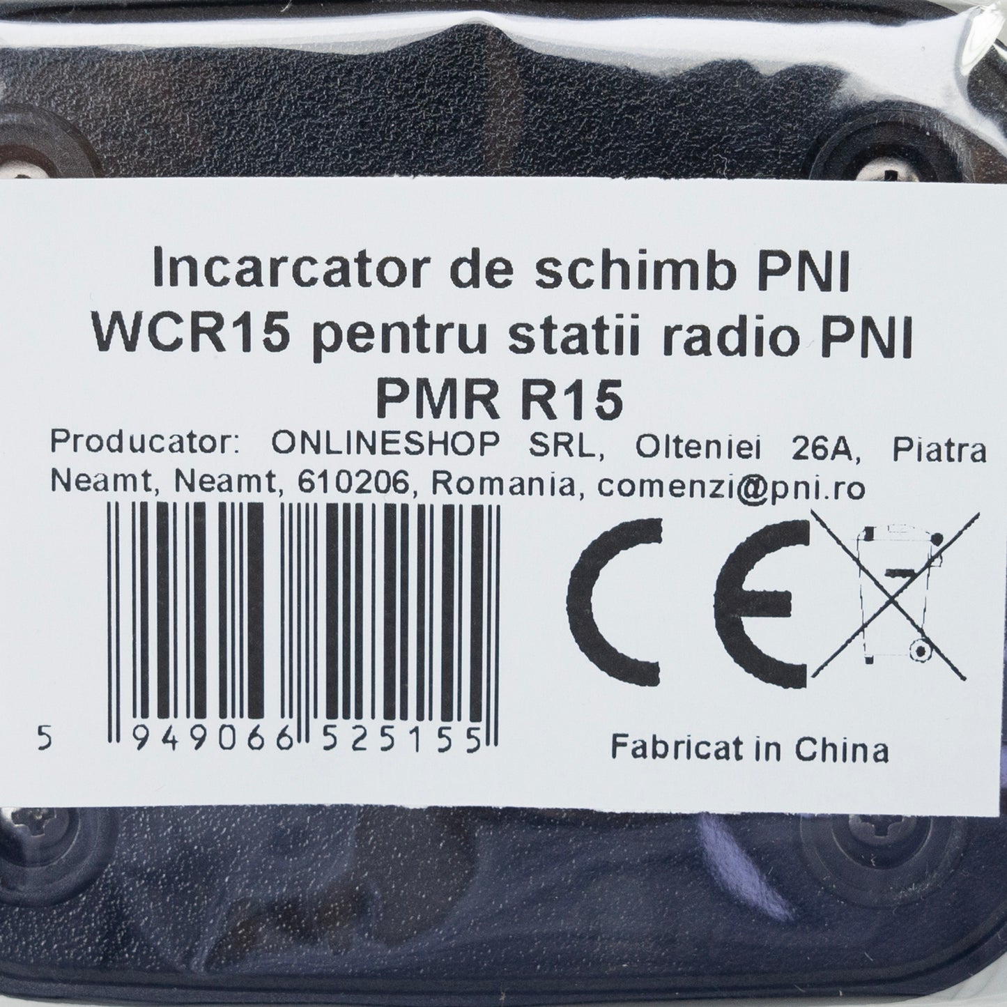 Incarcator de schimb PNI WCR15 pentru statii radio PNI PMR R15