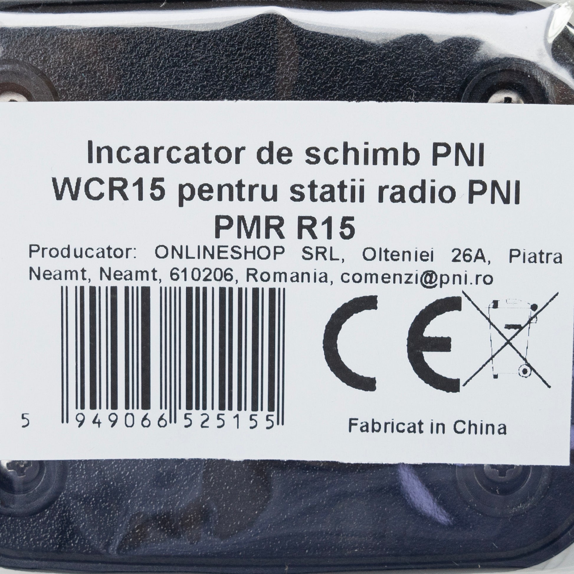 Incarcator de schimb PNI WCR15 pentru statii radio PNI PMR R15