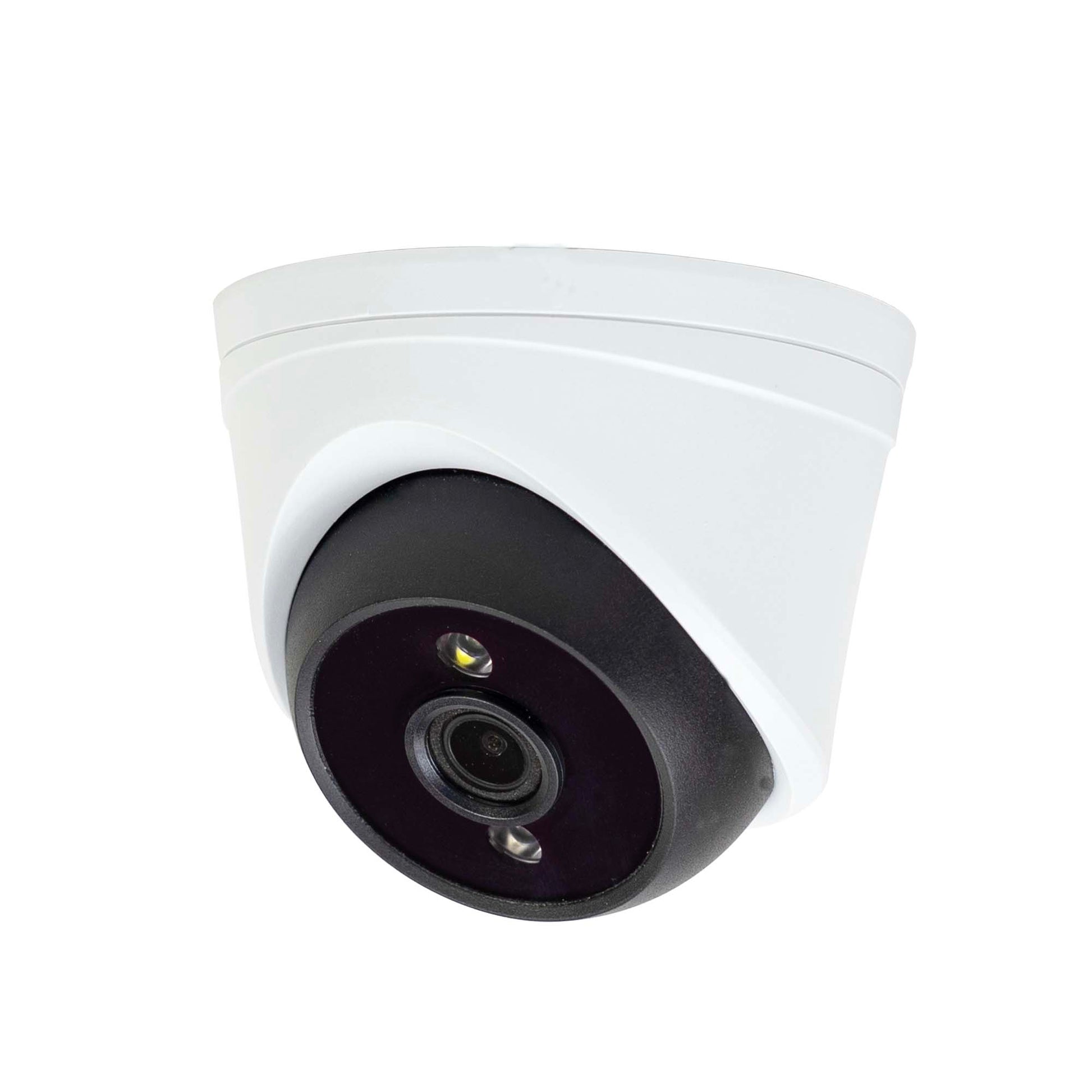 Camera supraveghere video PNI IP7714 8MP dome, dual light, lentila 2.8mm, POE, 12V, pentru exterior, alb