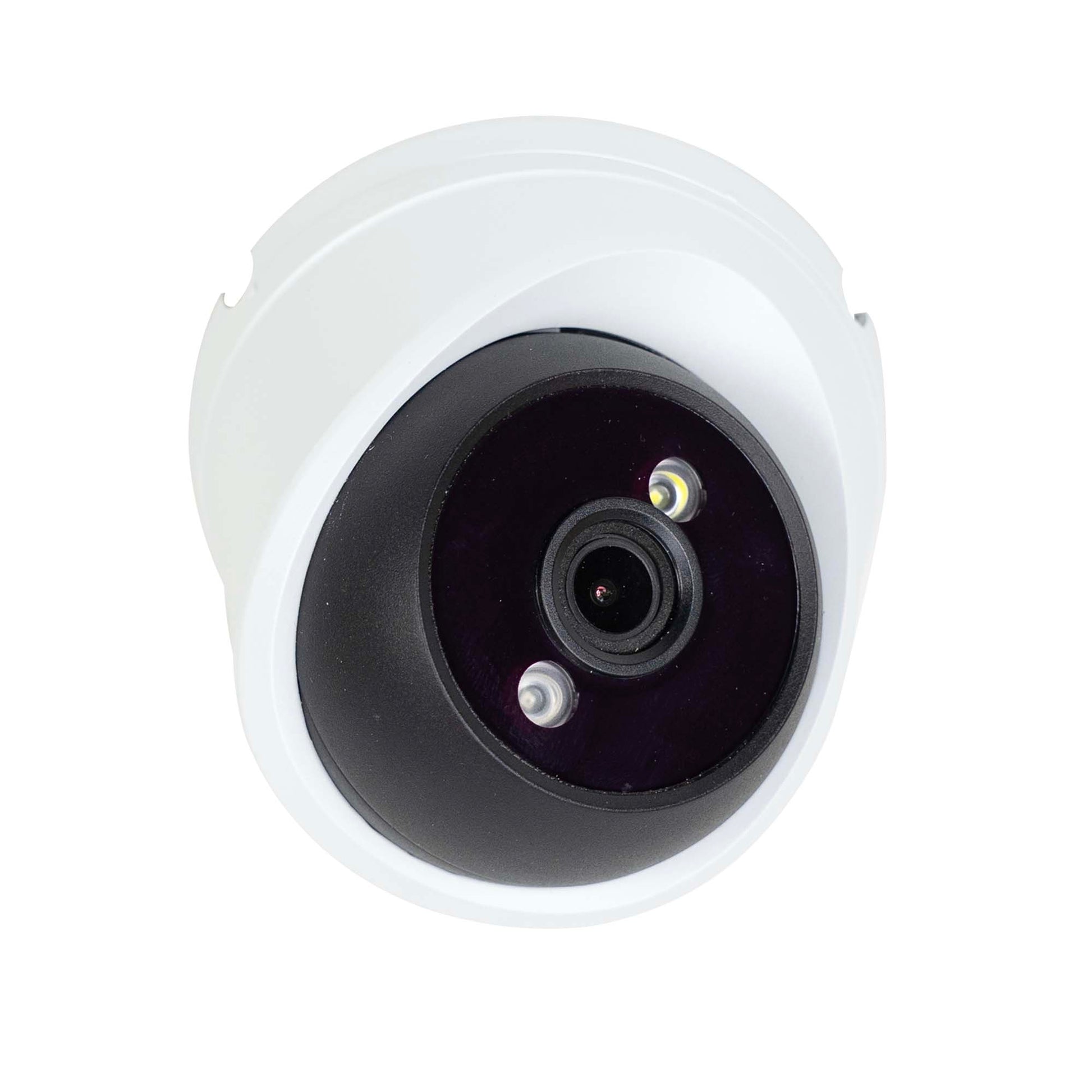 Camera supraveghere video PNI IP7714 8MP dome, dual light, lentila 2.8mm, POE, 12V, pentru exterior, alb