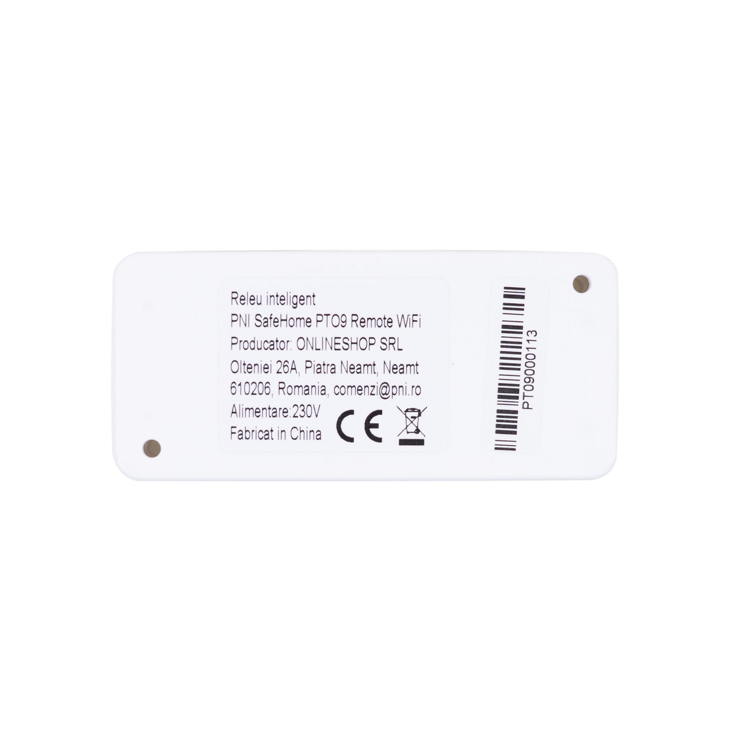 Releu inteligent PNI SafeHome PT09 Remote WiFi, 10A, comanda prin internet, aplicatie de mobil Tuya Smart, integrare in scenarii si automatizari smart cu alte produse compatibile Tuya, Alexa si Google Assistant