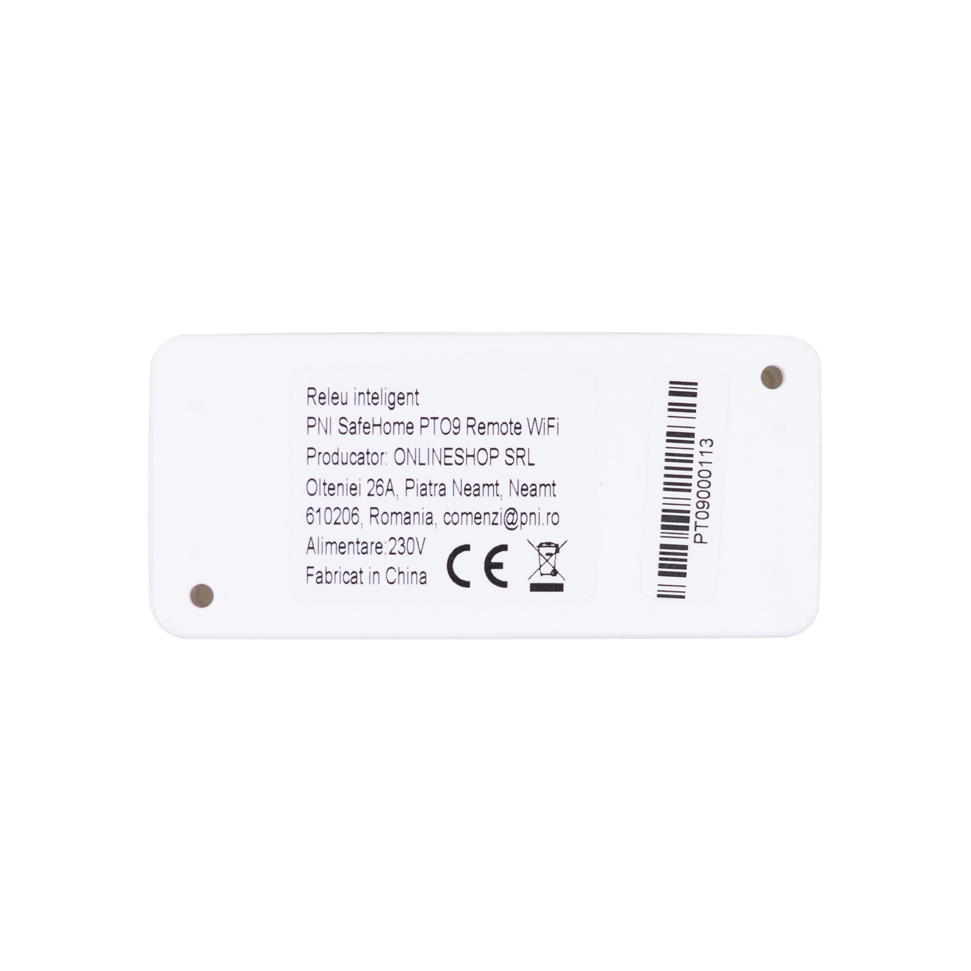 Releu inteligent PNI SafeHome PT09 Remote WiFi, 10A, comanda prin internet, aplicatie de mobil Tuya Smart, integrare in scenarii si automatizari smart cu alte produse compatibile Tuya, Alexa si Google Assistant
