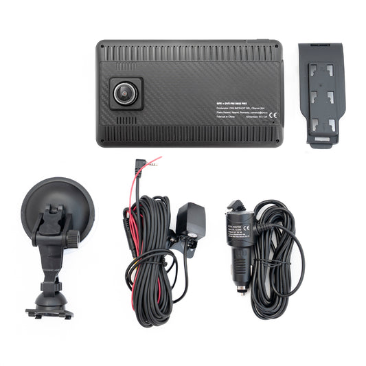 Sistem de navigatie GPS cu DVR incorporat PNI S932 PRO ecran 7 inch, memorie 32 GB, 2GB DDR3 RAM, Android 13, FM transmitter, Mirror Link, Apple Carplay si Android Auto, camera de marsarier inclusa