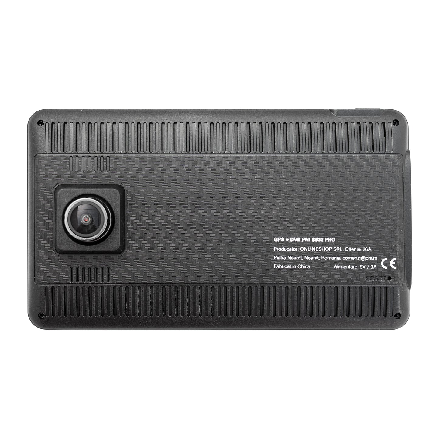 Sistem de navigatie GPS cu DVR incorporat PNI S932 PRO ecran 7 inch, memorie 32 GB, 2GB DDR3 RAM, Android 13, FM transmitter, Mirror Link, Apple Carplay si Android Auto, camera de marsarier inclusa
