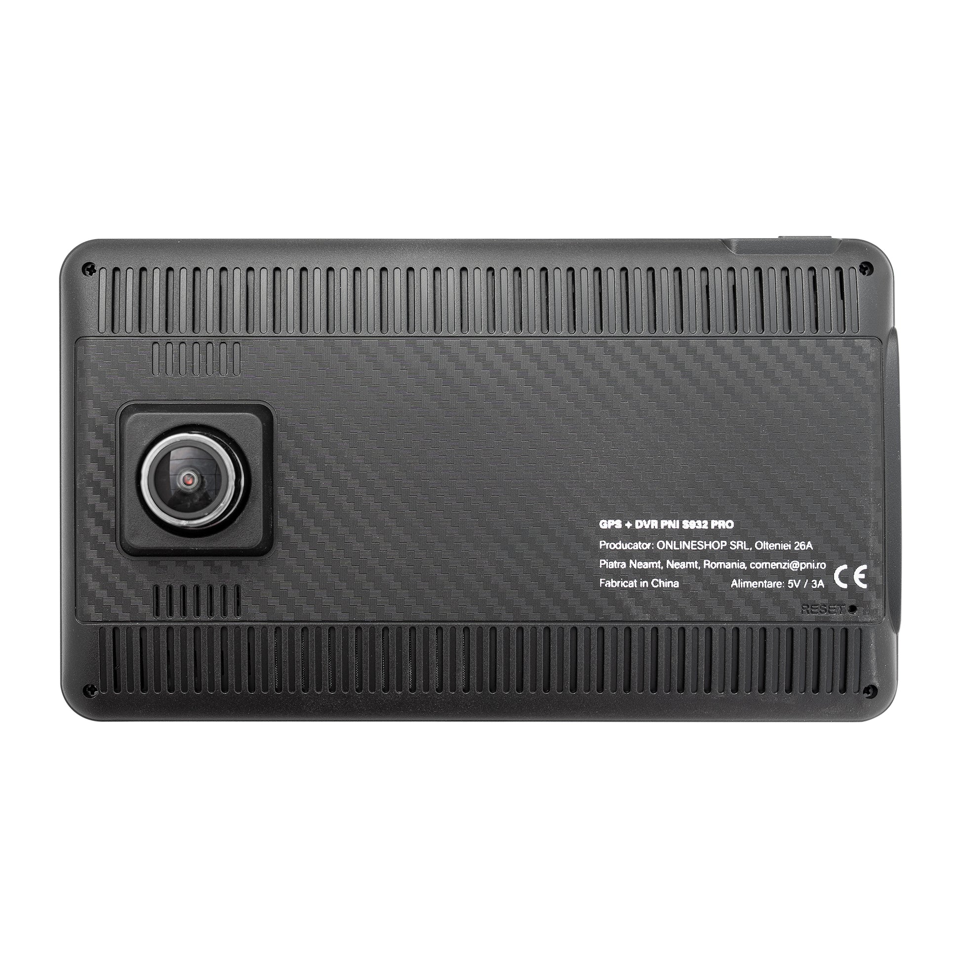 Sistem de navigatie GPS cu DVR incorporat PNI S932 PRO ecran 7 inch, memorie 32 GB, 2GB DDR3 RAM, Android 13, FM transmitter, Mirror Link, Apple Carplay si Android Auto, camera de marsarier inclusa