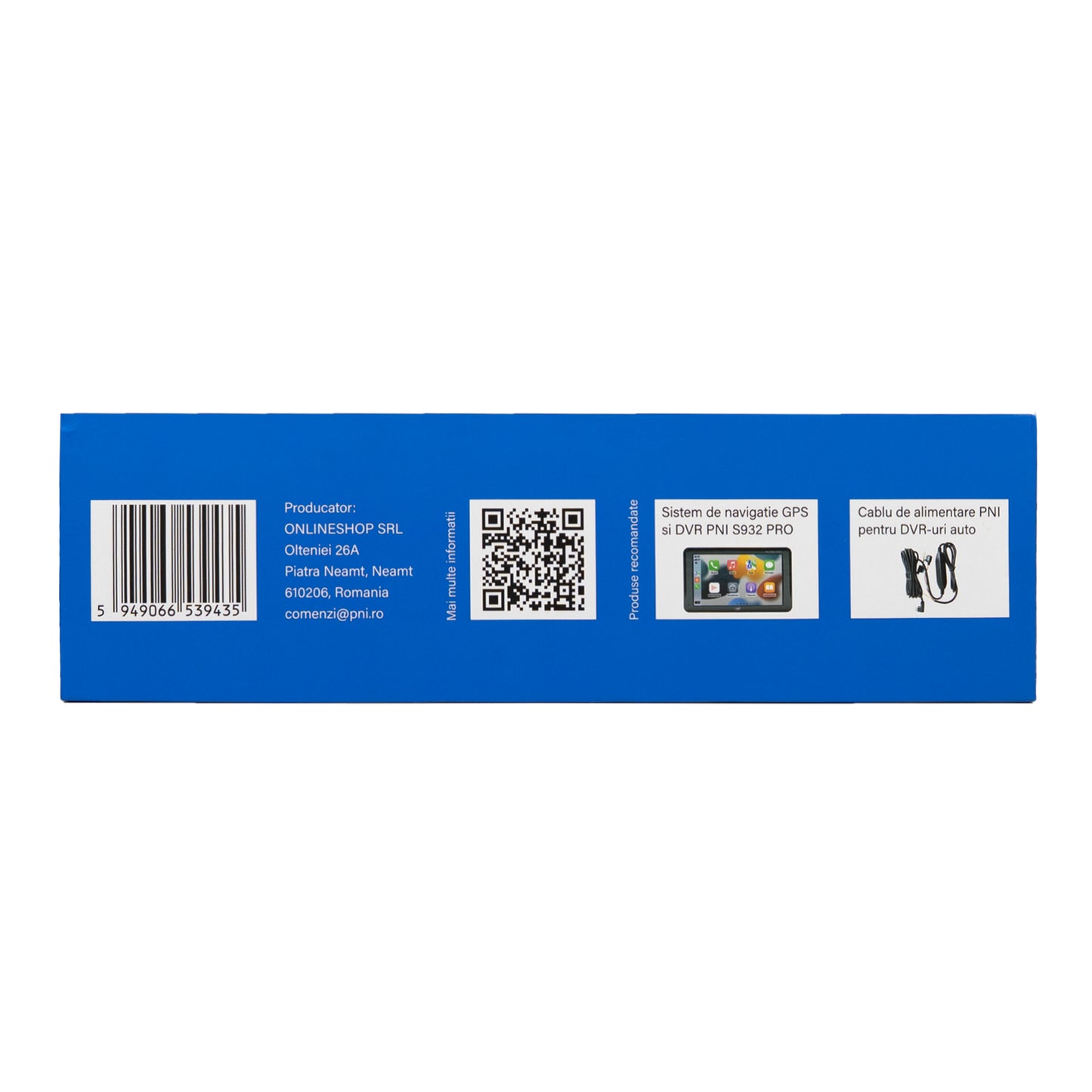 Camera auto DVR PNI Voyager S2800 UHD 4K 170° incorporata in oglinda retrovizoare, 9.66 inch, touchscreen IPS, monitorizare parcare, G-Sensor, slot card micro SD, USB-C, functie GPS, Wi-Fi, control din aplicatie, camera de mers inapoi full HD inclusa