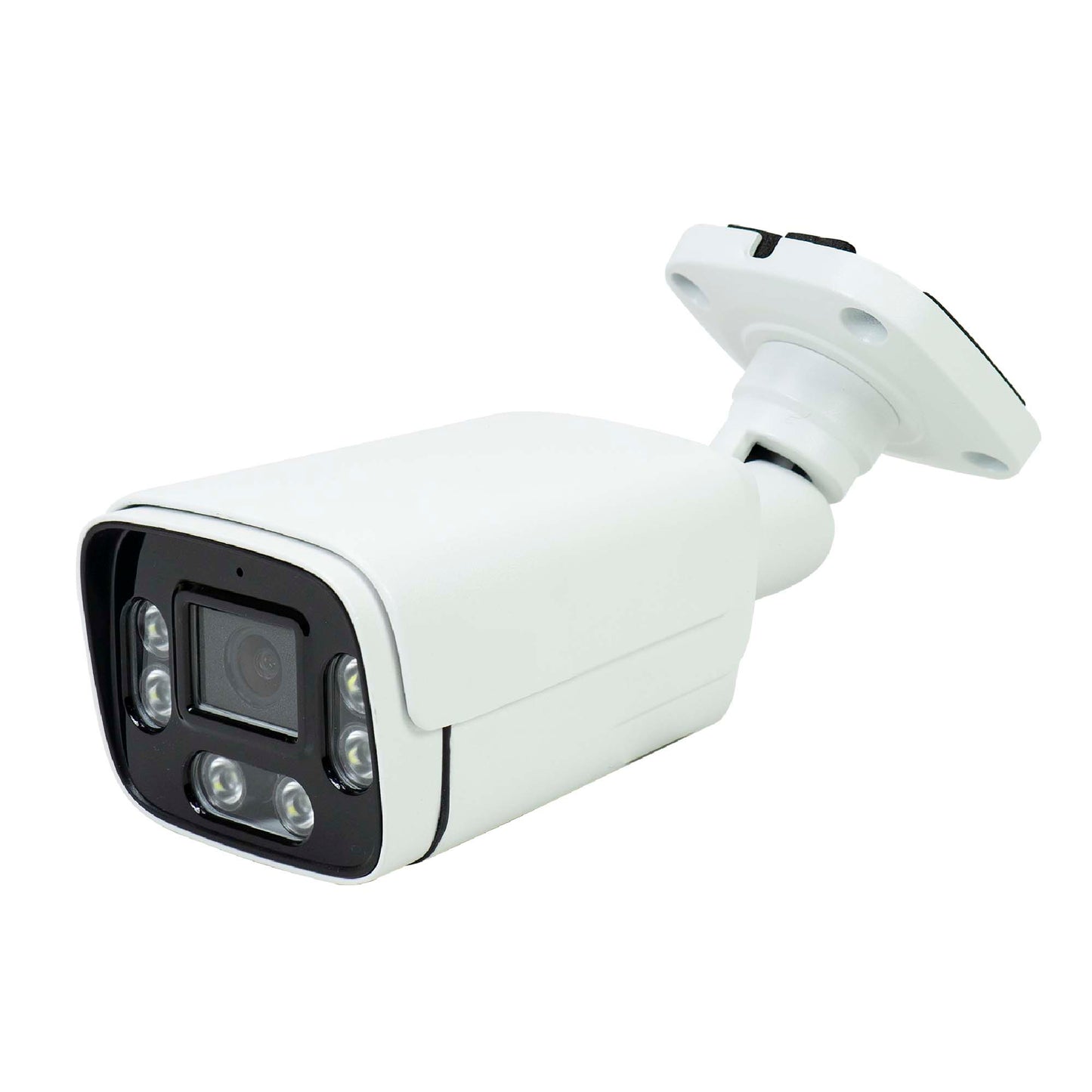 Camera supraveghere video PNI IP7728 8MP, 4mm, 6 LED-uri, D-WDR, ONVIF, 12V, pentru exterior, alb