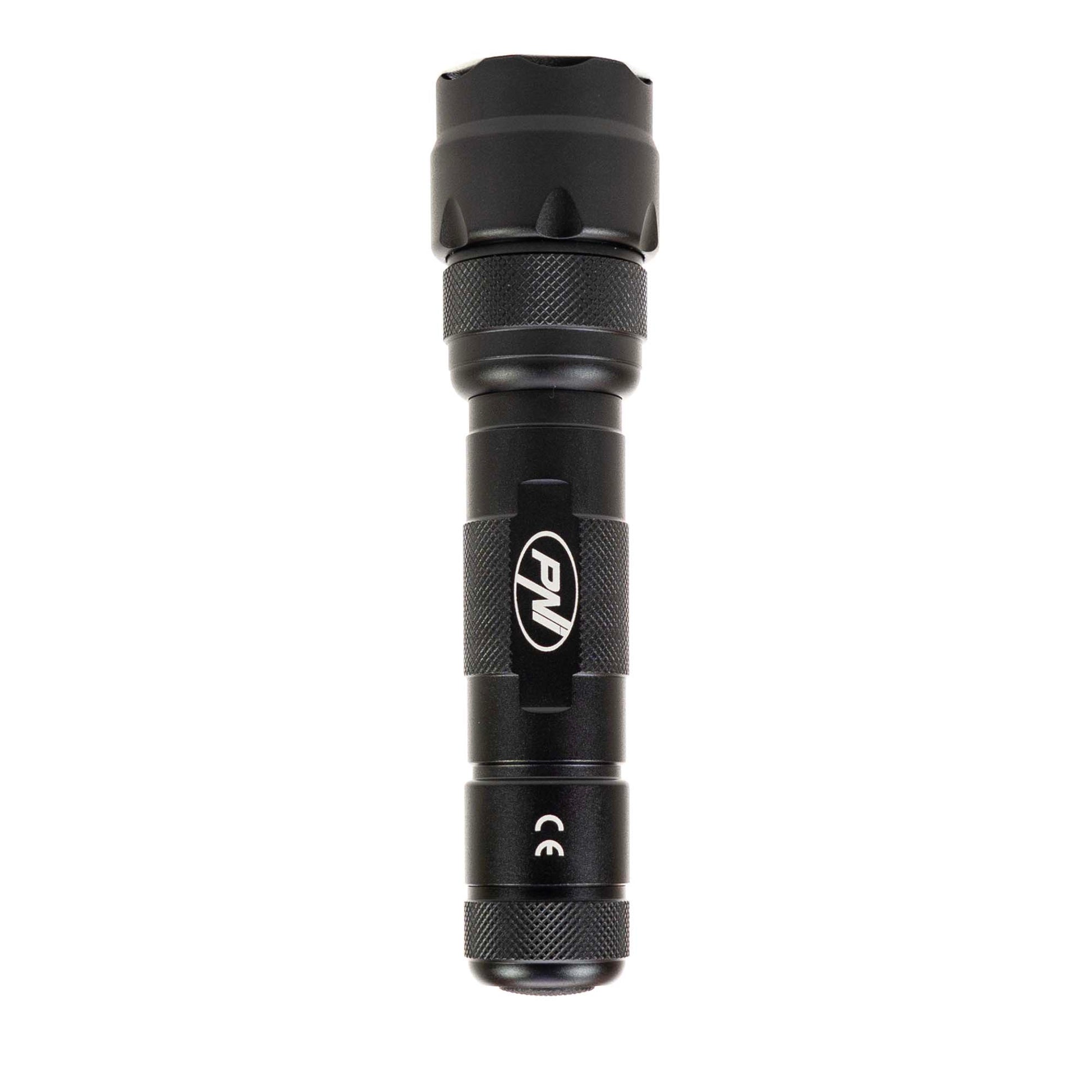 Lanterna PNI Adventure FDW48 cu LED, aluminiu, acumulator 3000 mAh, cu incarcator acumulator inclus, negru