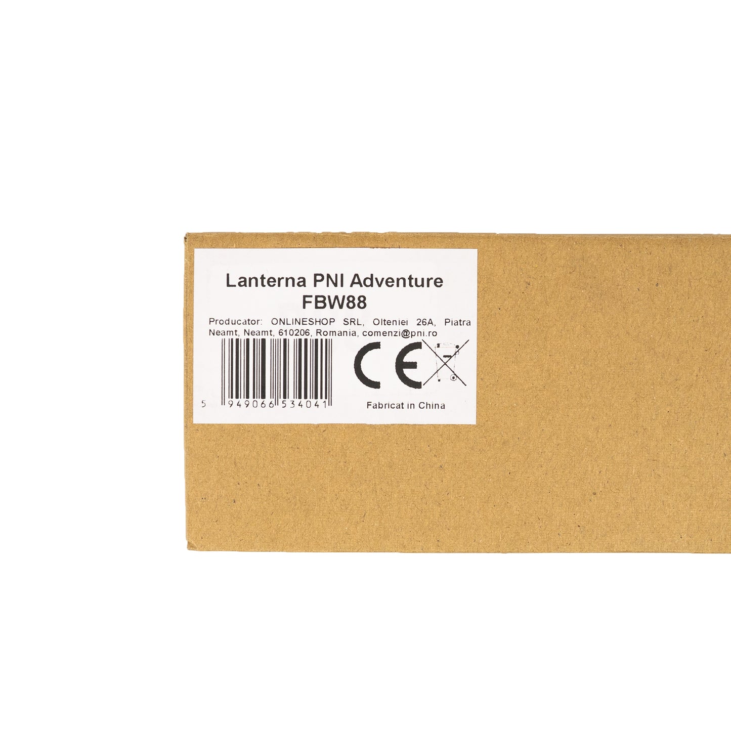 Lanterna PNI Adventure FBW88 lumina alba, distanta 350 m, 700lm, acumulator 18650 3000mAh si incarcator inclus, negru