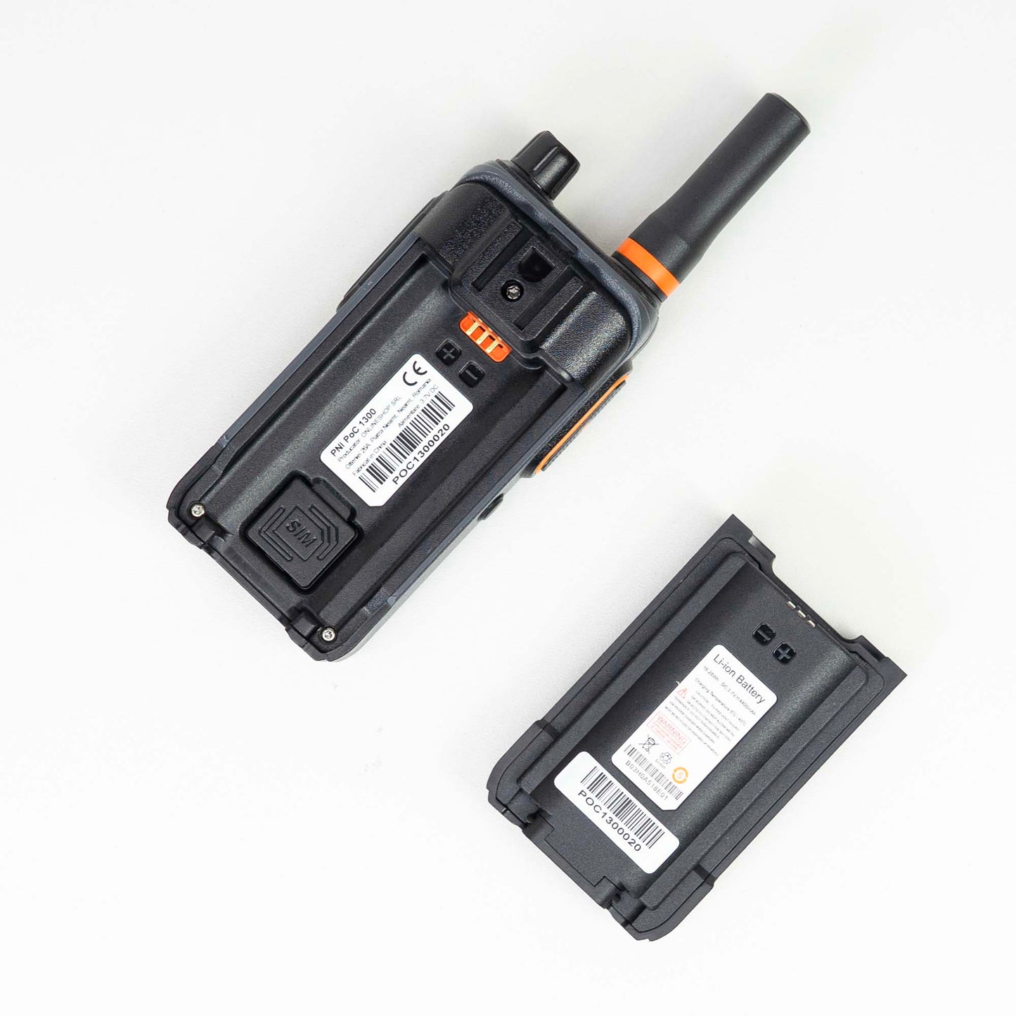 Statie radio portabila PNI PoC 1300 GSM 4G LTE, Linux OS, ecran color 1.77 inch, acumulator Li-Ion 4400 mAh