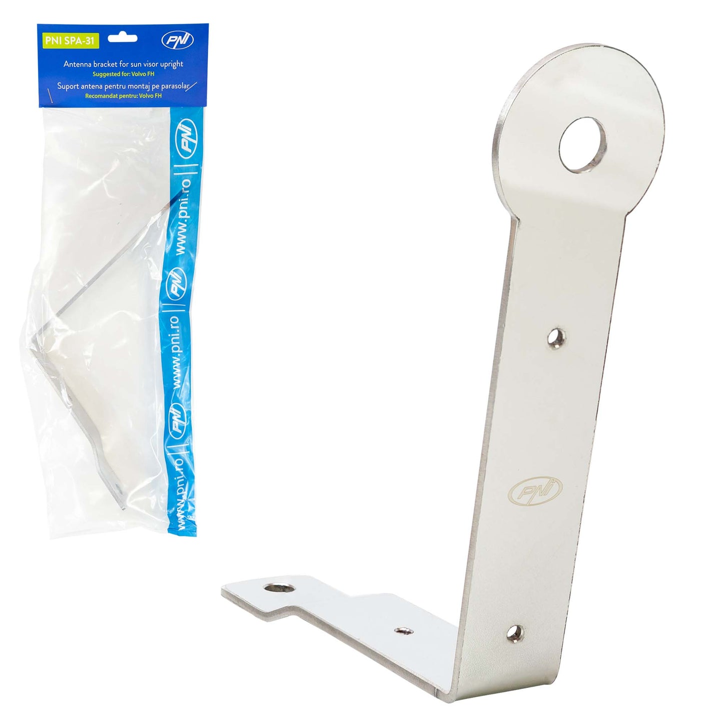 Suport antena PNI SPA-31 pentru montaj pe parasolar, recomandat pentru Volvo FH