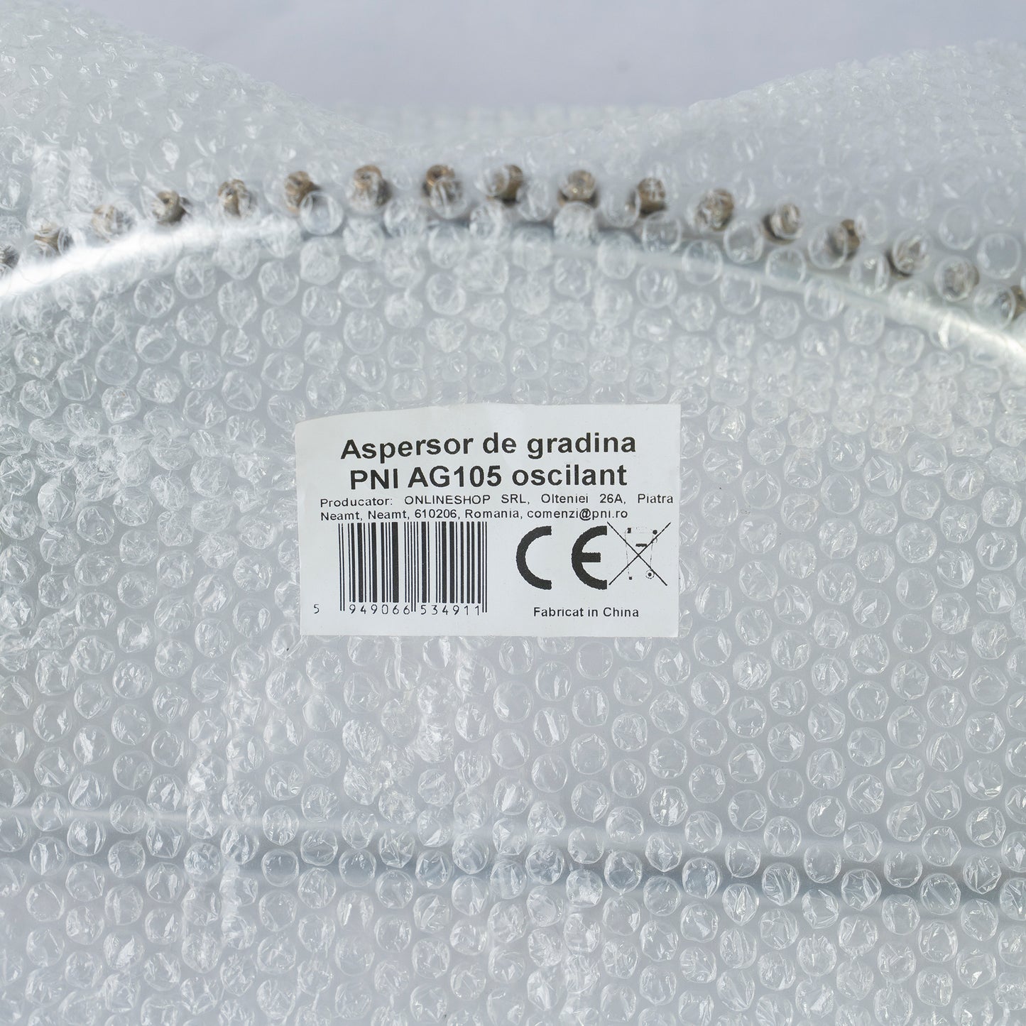 Aspersor de gradina oscilant PNI AG105, rezistent la presiune, racord 1/2 inch