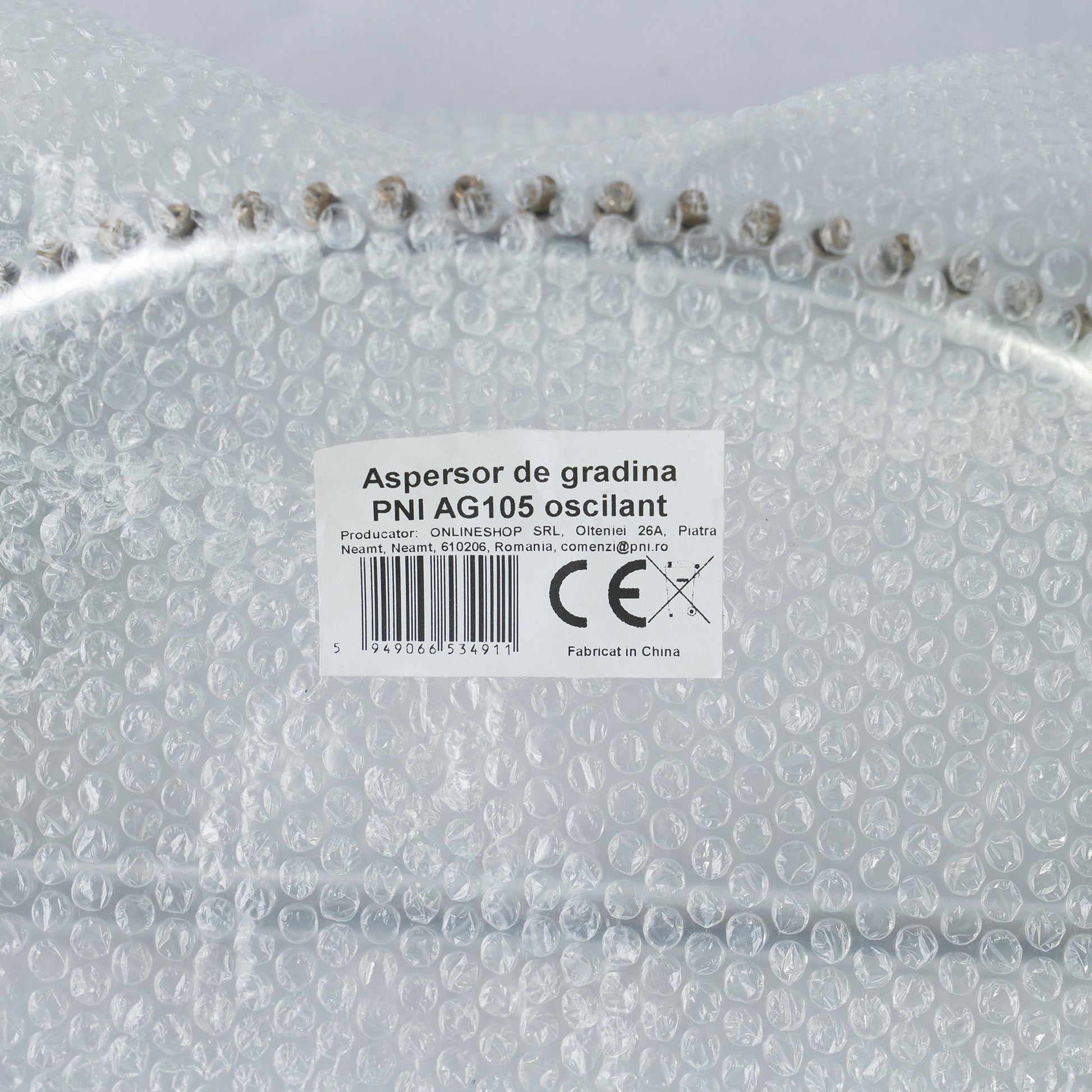 Aspersor de gradina oscilant PNI AG105, rezistent la presiune, racord 1/2 inch