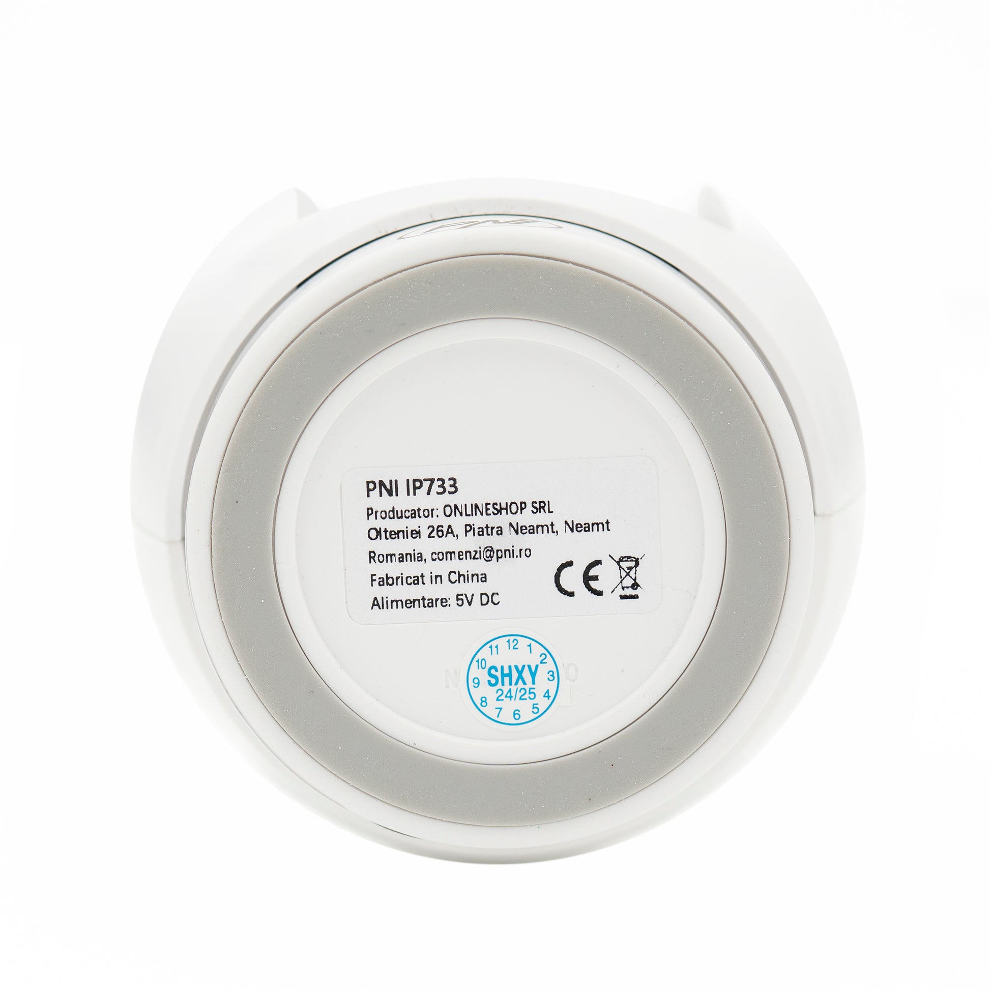 Camera supraveghere video PNI IP733 3MP, audio si video bidirectional, cu buton apelare prin Bluetooth, ecran, functie baby monitor