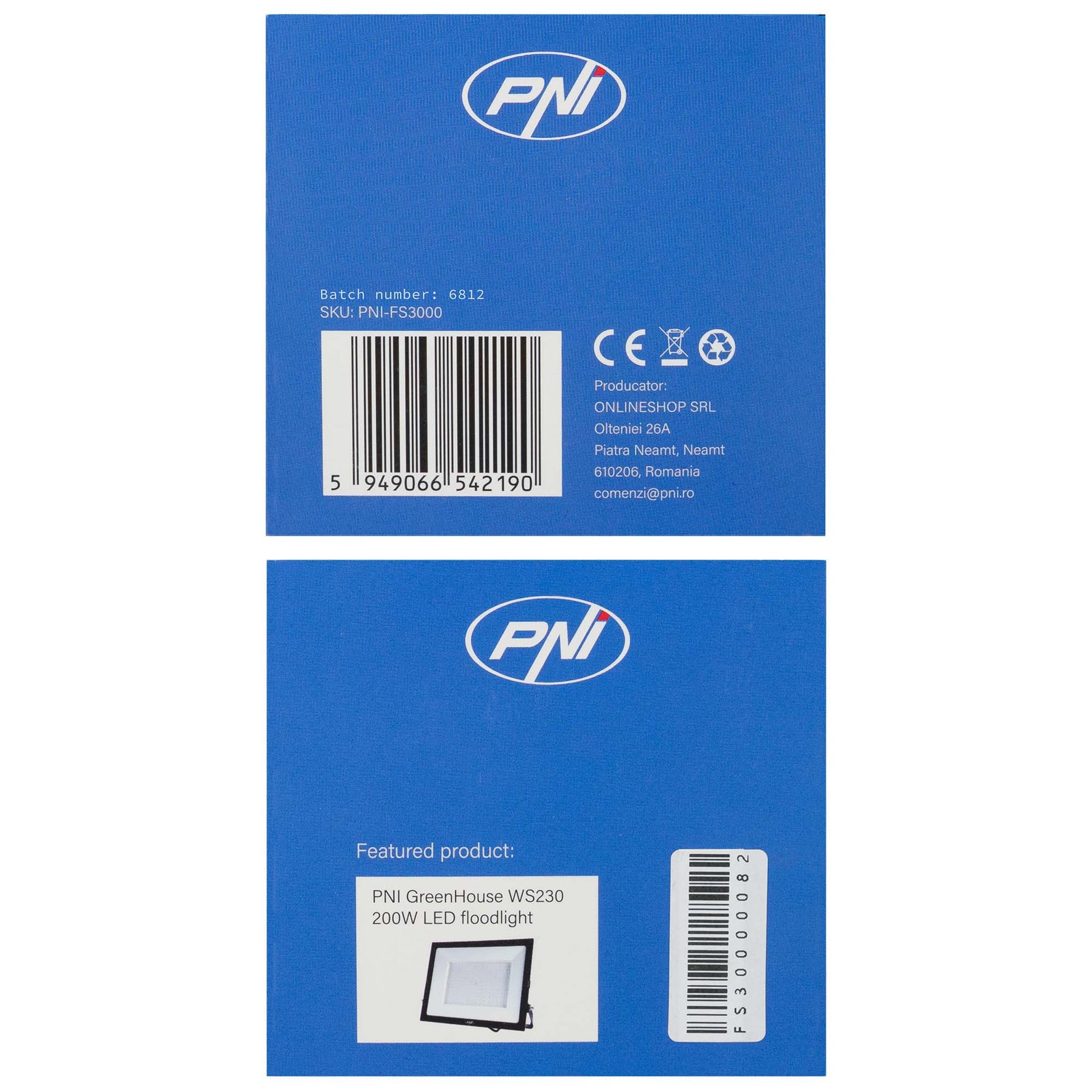 Fotosenzor noapte/zi PNI FS3000 25A, 3000W, de exterior