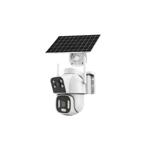 Camera supraveghere video dual lens PNI IP452S 2MP+2MP si 4G AOV cu panou solar si acumulator