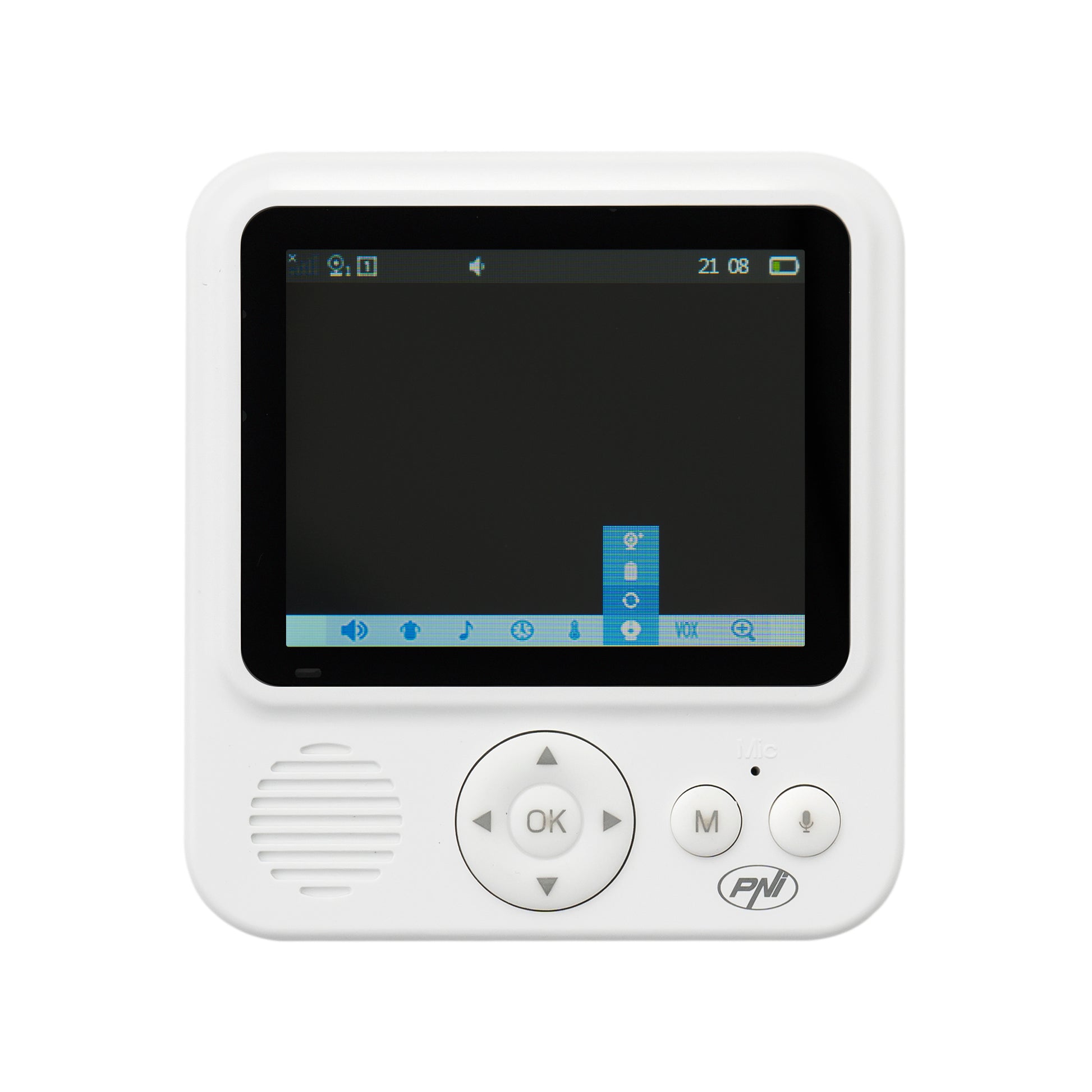Video Baby Monitor PNI BM280 ecran 2.8 inch wireless 2.4 GHz, senzor temperatura, VOX, vedere nocturna, functie zoom, cantece de leagan