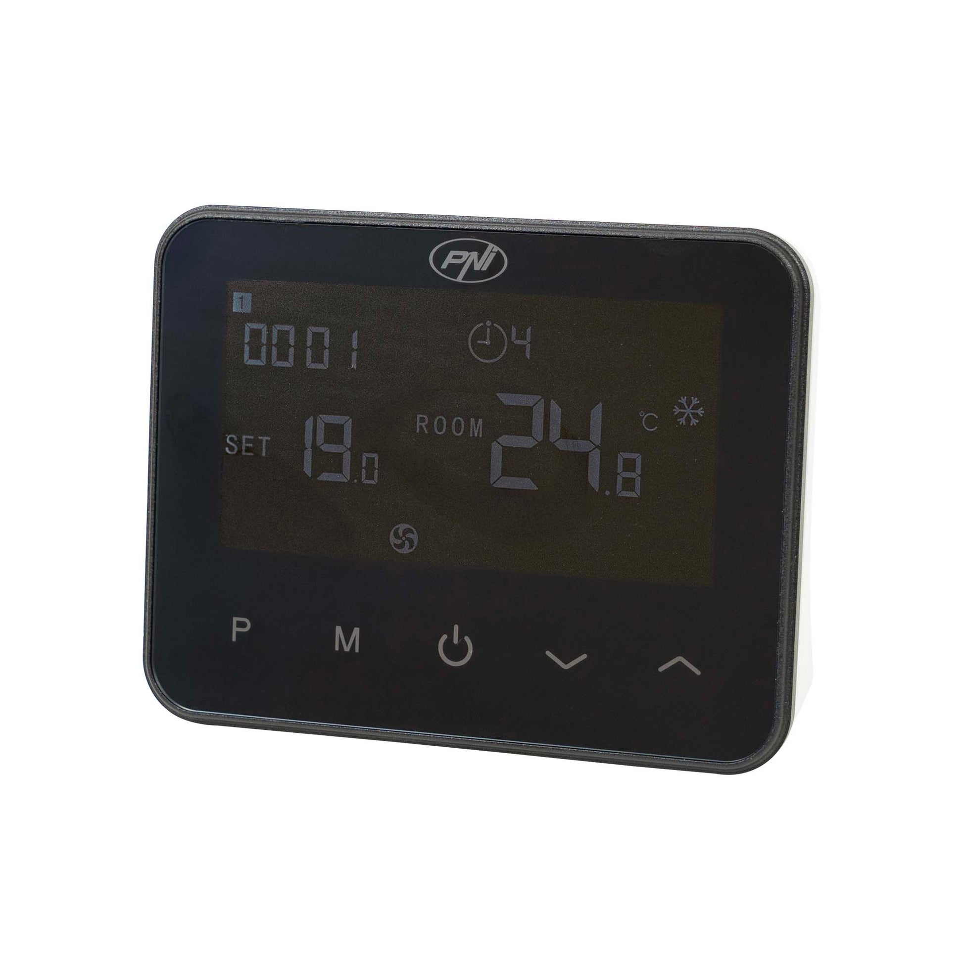 Termostat inteligent PNI CT40 PRO fara fir, cu WiFi, pentru centrale termice, 4 programe zilnice, mod manual, mod economic, control prin Tuya Smart
