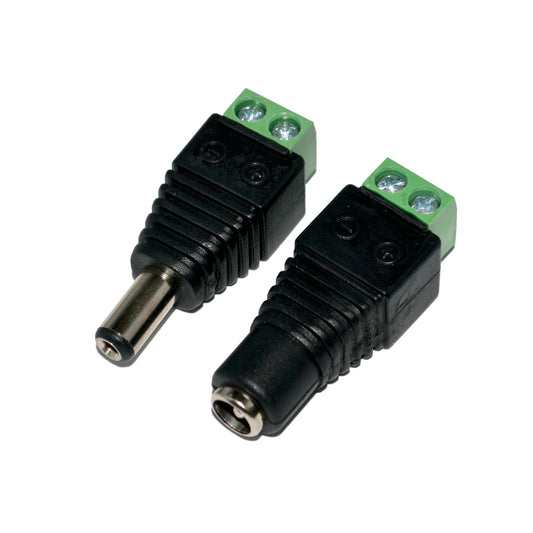 Set cu 10bc Mufe alimentare mama/tata PNI M02 pentru sisteme de supraveghere
