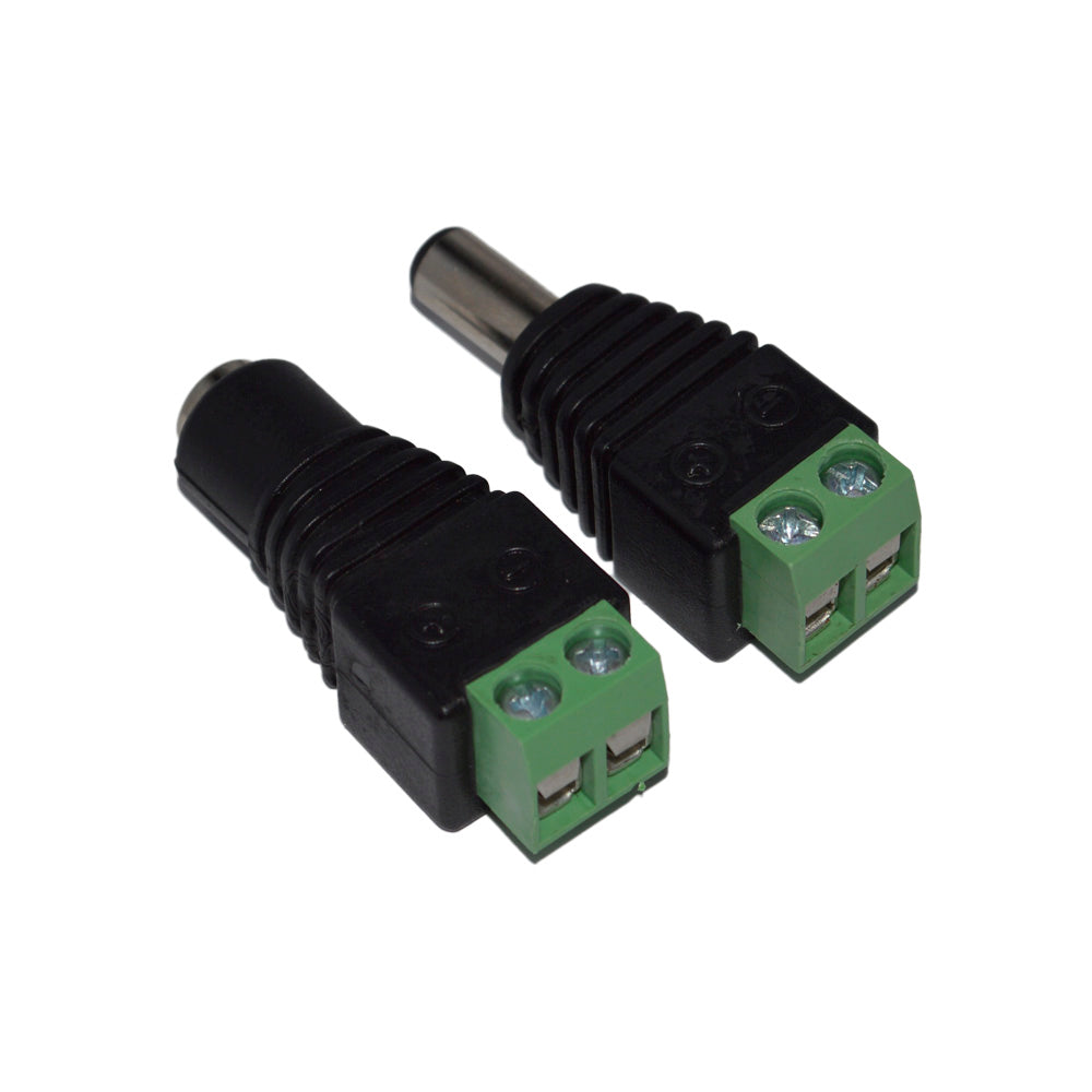 Set cu 10bc Mufe alimentare mama/tata PNI M02 pentru sisteme de supraveghere