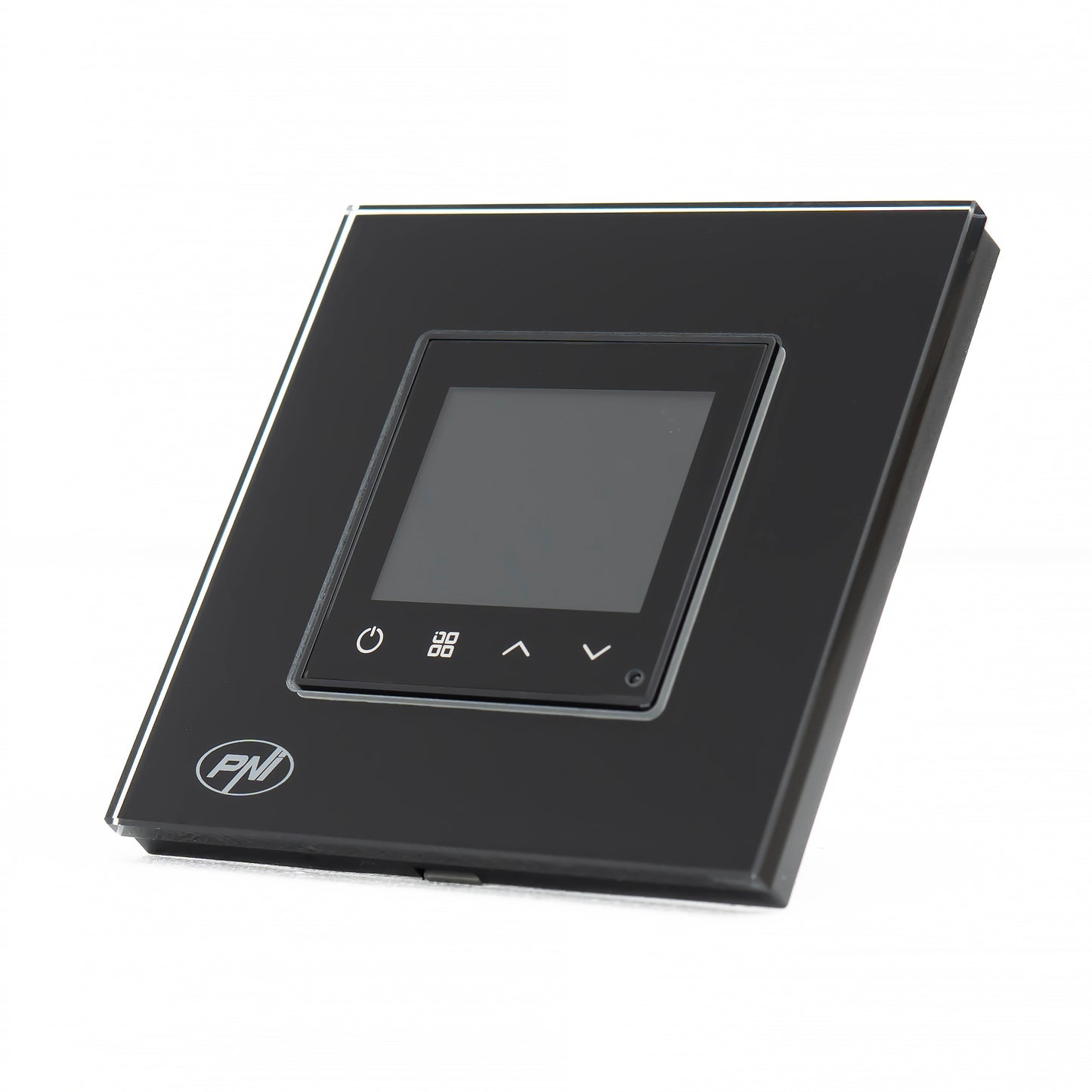 Termostat inteligent PNI CT25B WiFi pentru centrala termica pe gaz, montaj incastrat, 16A, control din aplicatia Tuya Smart, programare zilnica, mod manual/automat, culoare negru