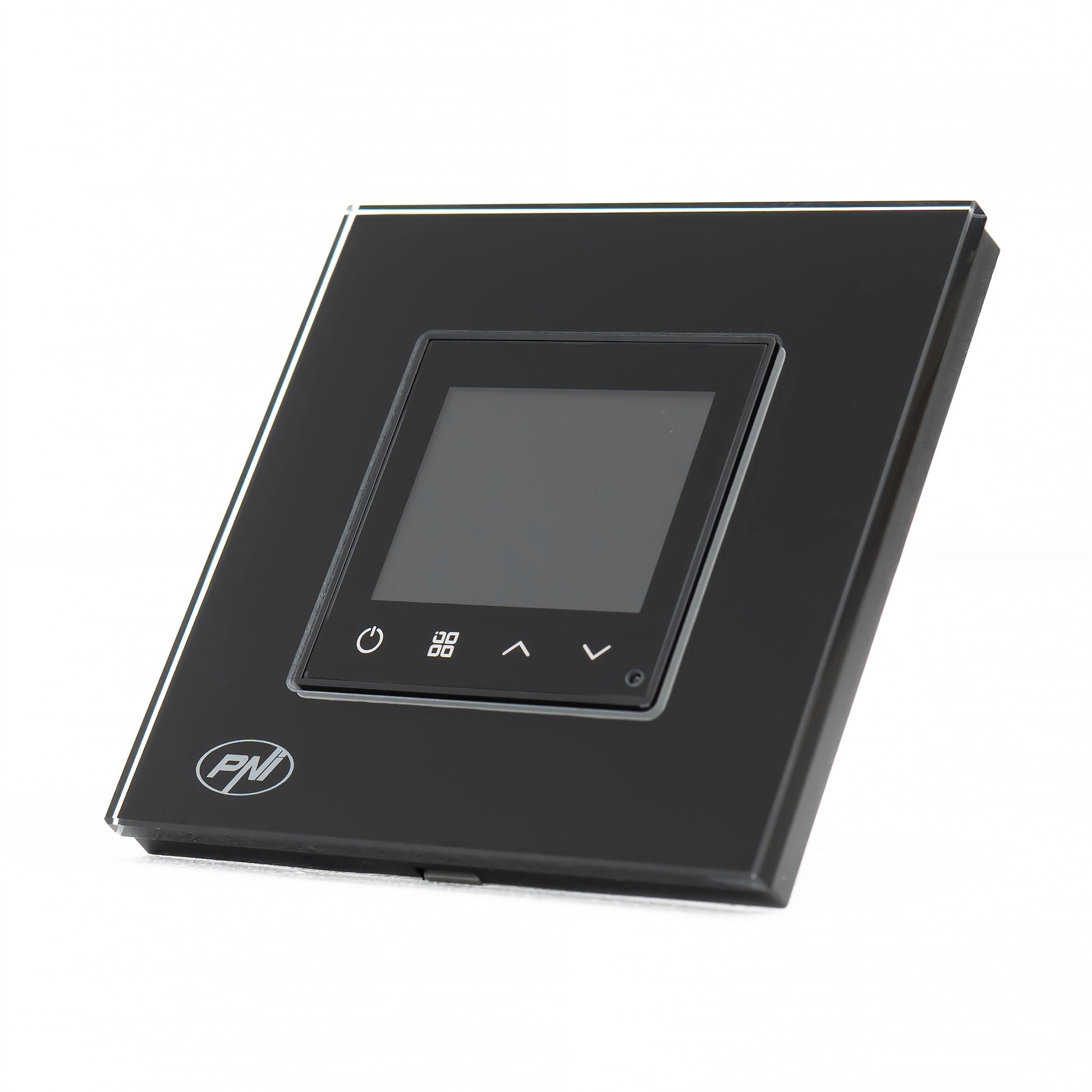 Termostat inteligent PNI CT25B WiFi pentru centrala termica pe gaz, montaj incastrat, 16A, control din aplicatia Tuya Smart, programare zilnica, mod manual/automat, culoare negru