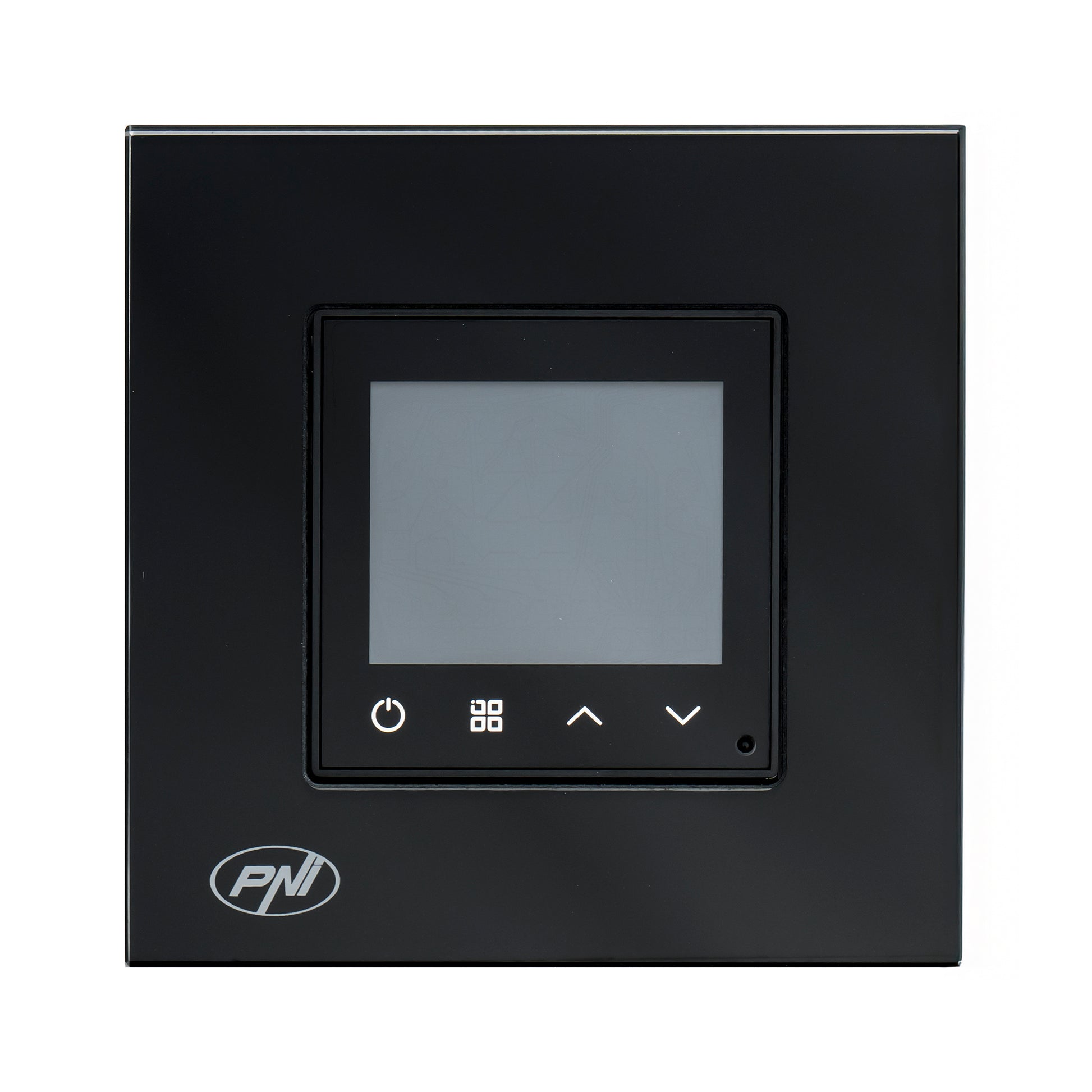 Termostat inteligent PNI CT25B WiFi pentru centrala termica pe gaz, montaj incastrat, 16A, control din aplicatia Tuya Smart, programare zilnica, mod manual/automat, culoare negru