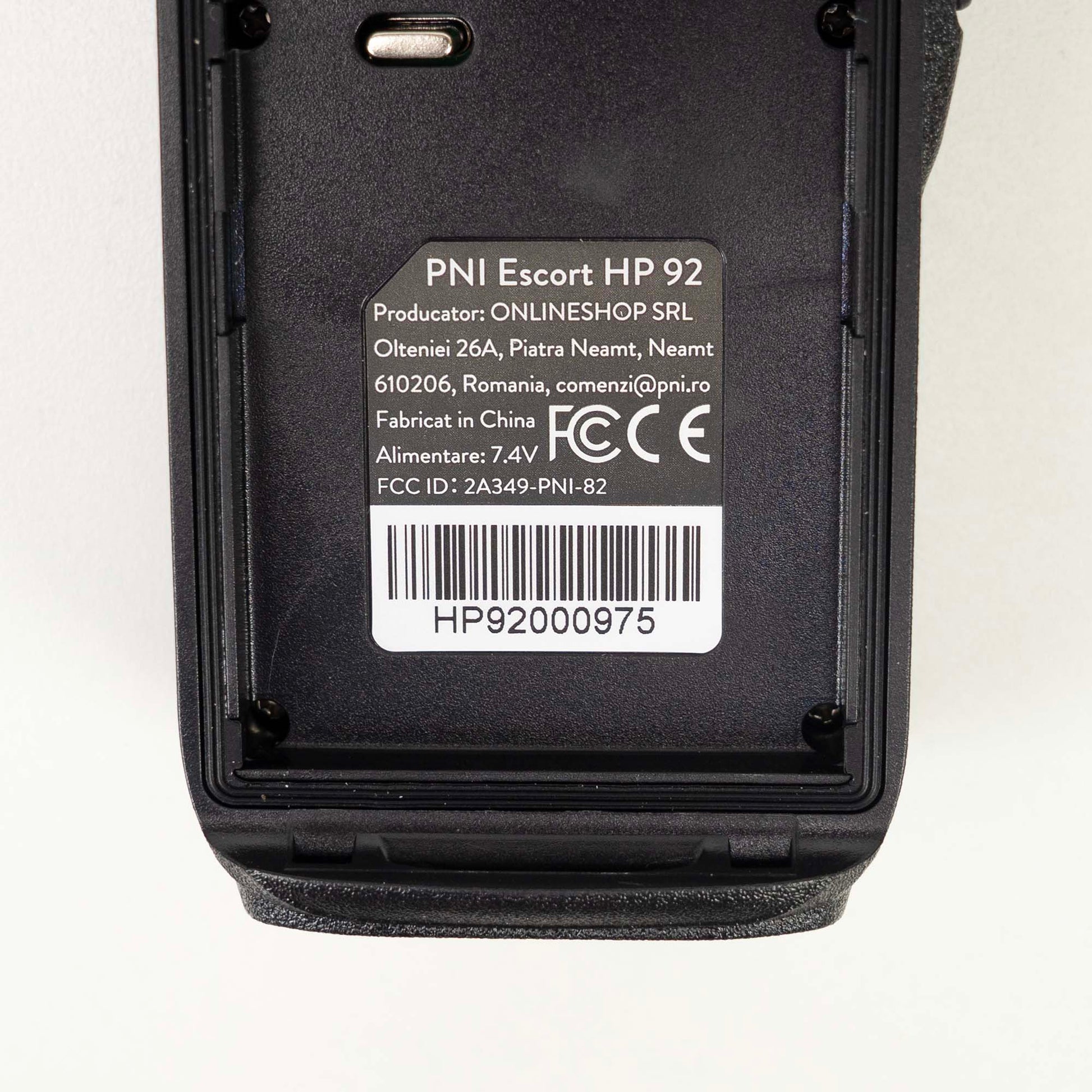 Statie radio CB portabila PNI Escort HP 92 multi standard, 4W, AM-FM, NRC, Dual Watch, Roger Beep, ASQ SQ reglabil, VOX, 12V-24V