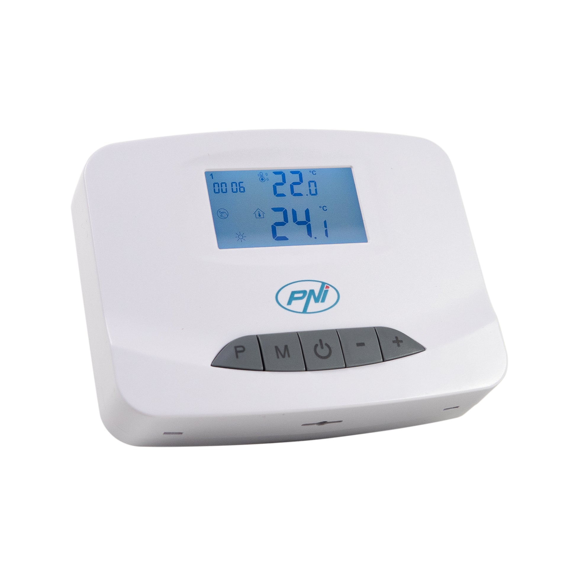 Unitate comanda termostat PNI CT28 PRO fara fir, pentru incalzire in pardoseala compatibil cu Modul de control electrovane PNI CT28M si cu Hub PNI CT28WIFI pentru control din aplicatia Tuya Smart