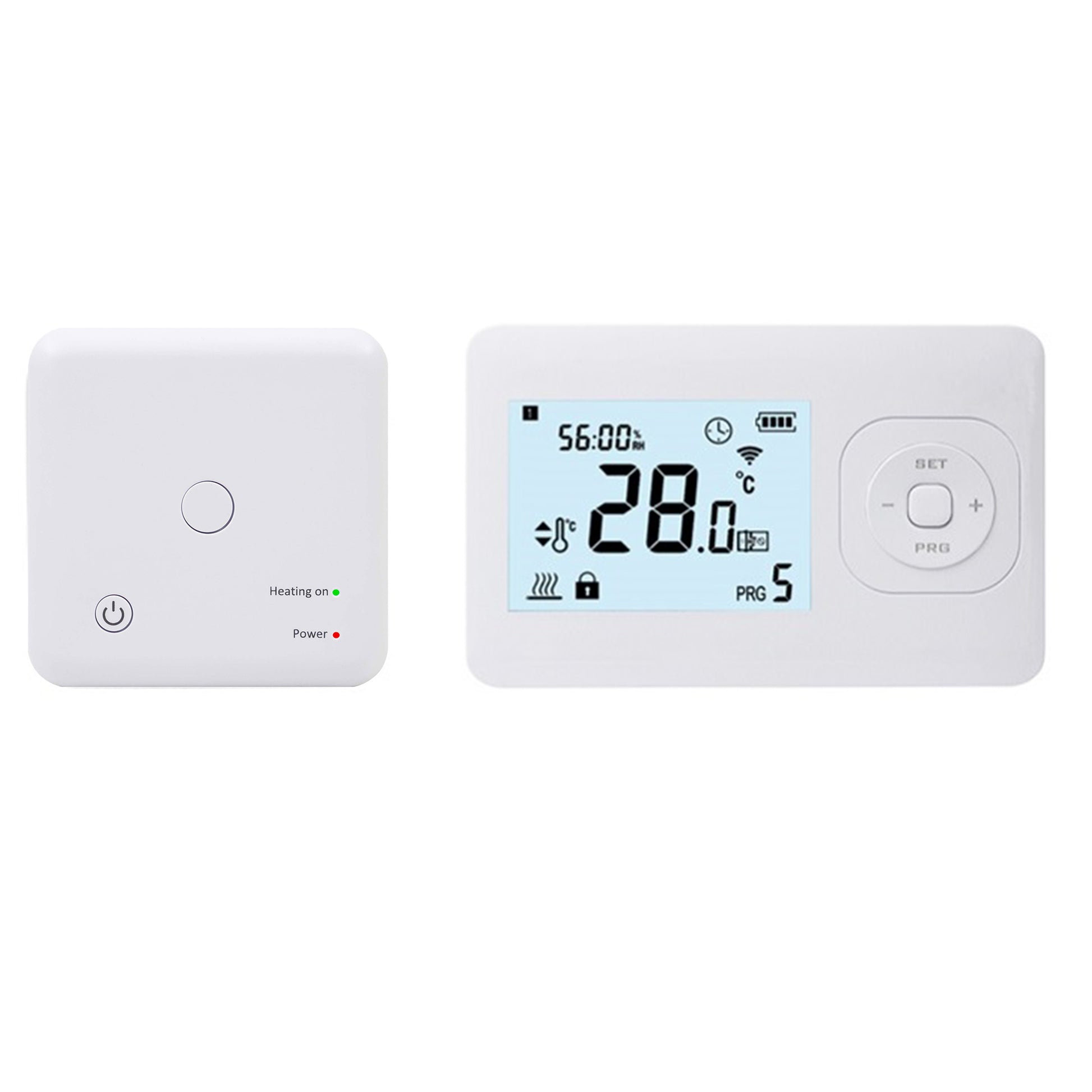 Termostat fara fir PNI CT62S pentru centrale termice, afisaj iluminat, programe zilnice