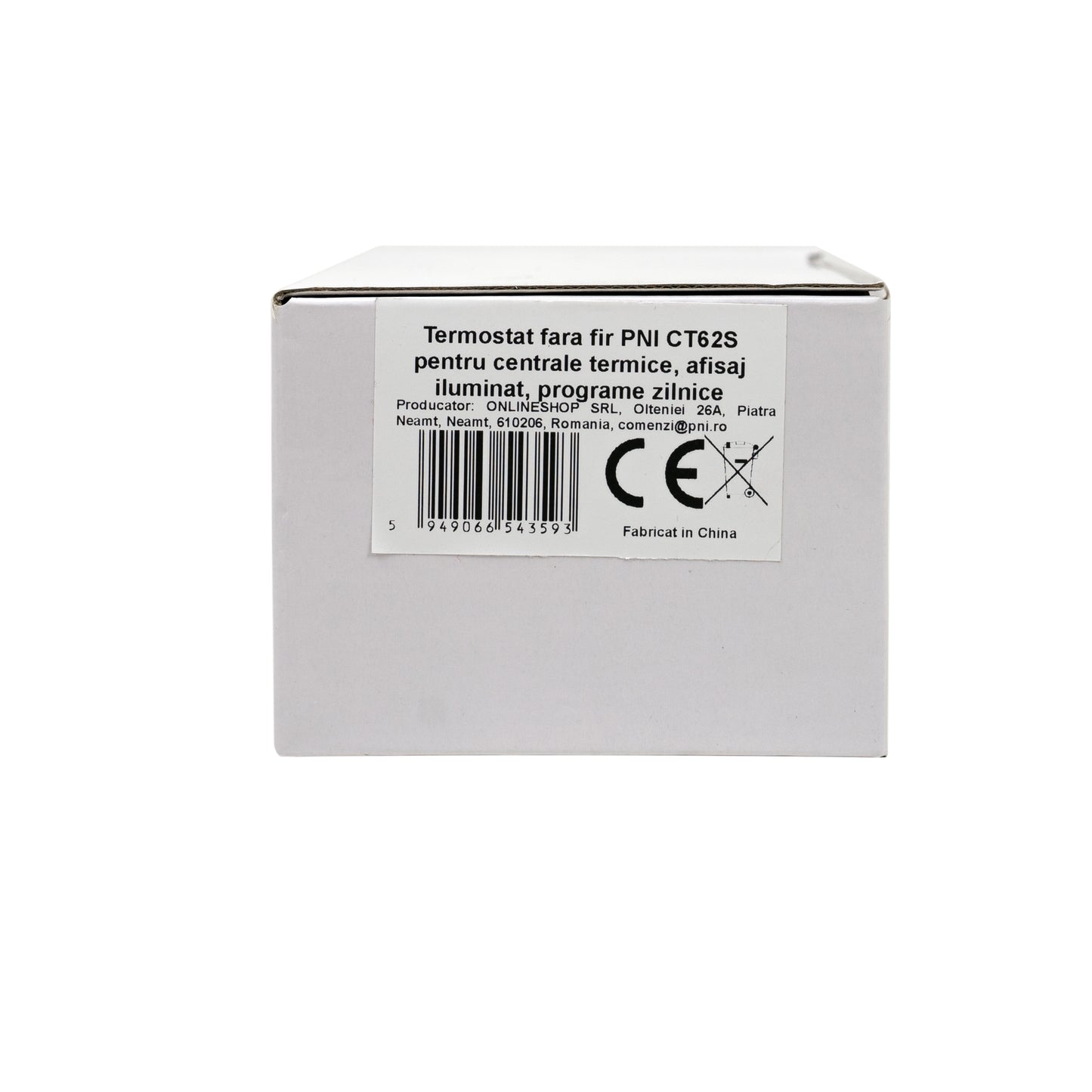 Termostat fara fir PNI CT62S pentru centrale termice, afisaj iluminat, programe zilnice