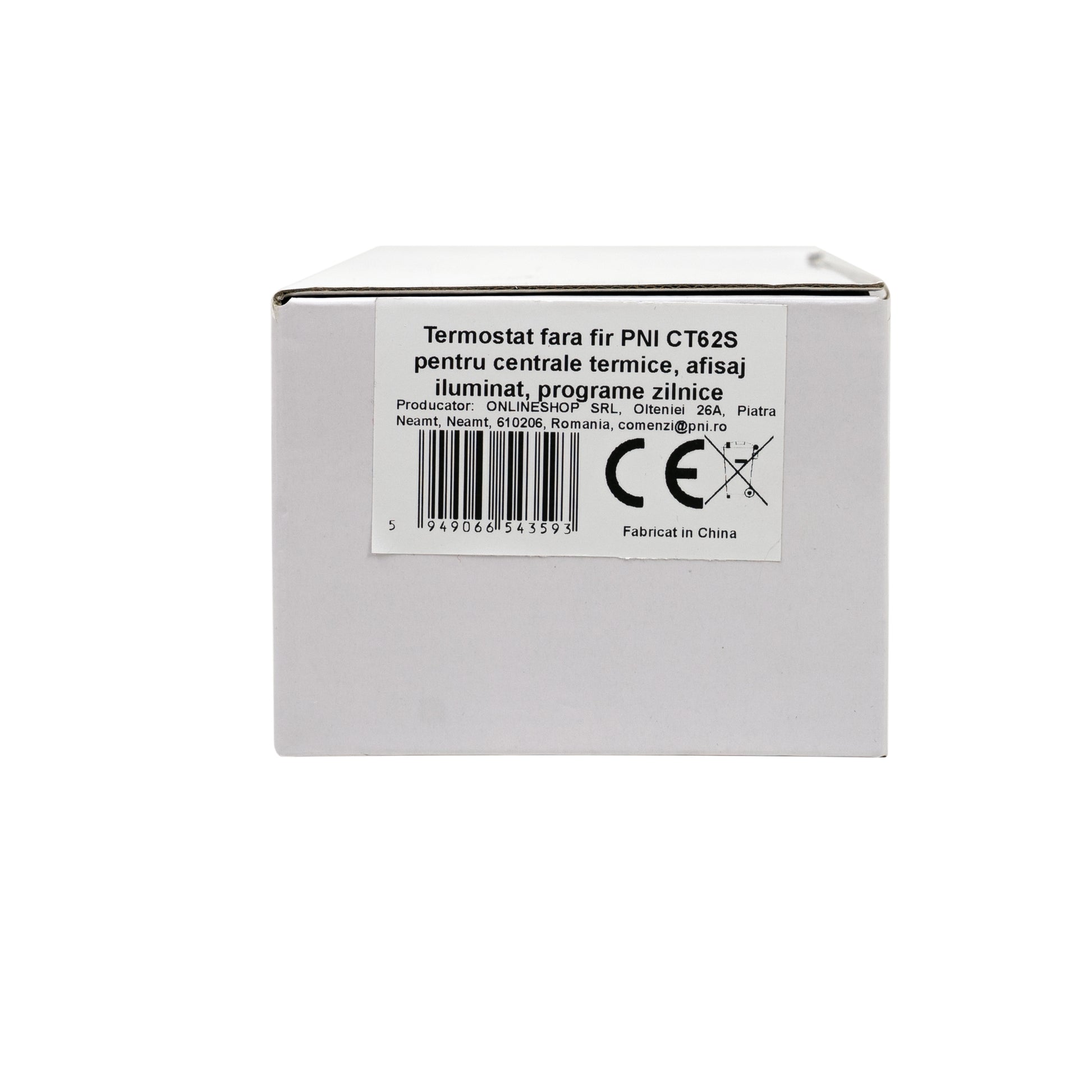 Termostat fara fir PNI CT62S pentru centrale termice, afisaj iluminat, programe zilnice