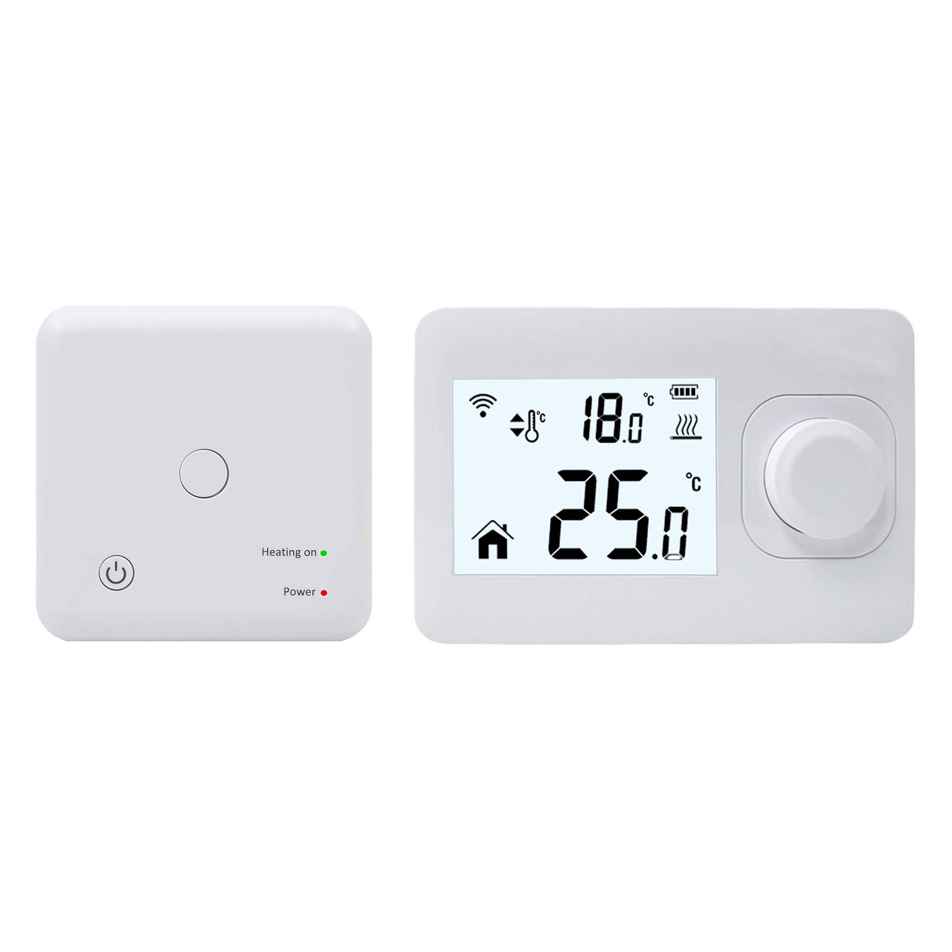 Termostat fara fir PNI CT61S pentru centrale termice, afisaj iluminat, programe zilnice