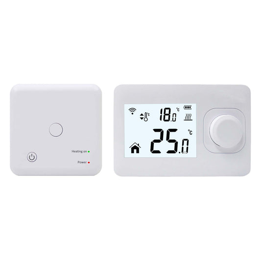 Termostat fara fir PNI CT61S pentru centrale termice, afisaj iluminat, programe zilnice
