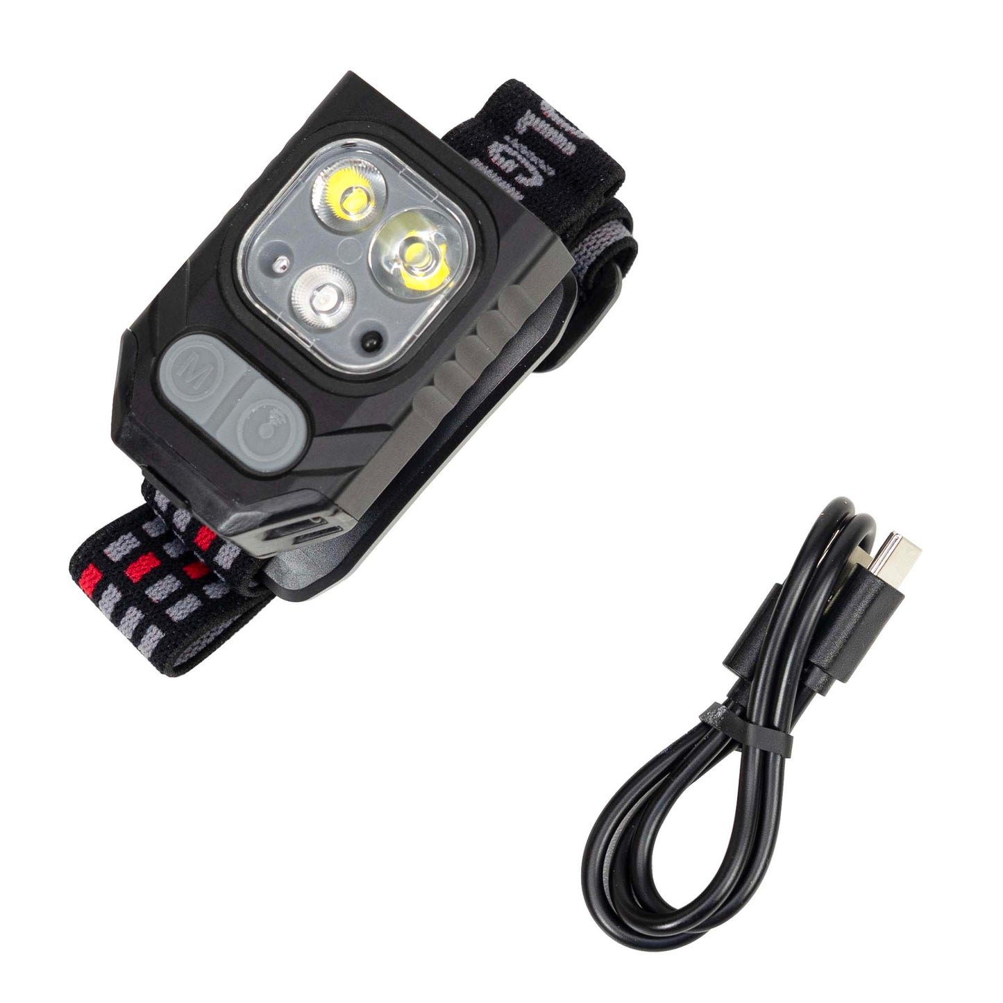 Lanterna frontala PNI Adventure F76S cu led 1100lm din aluminiu cu acumulator
