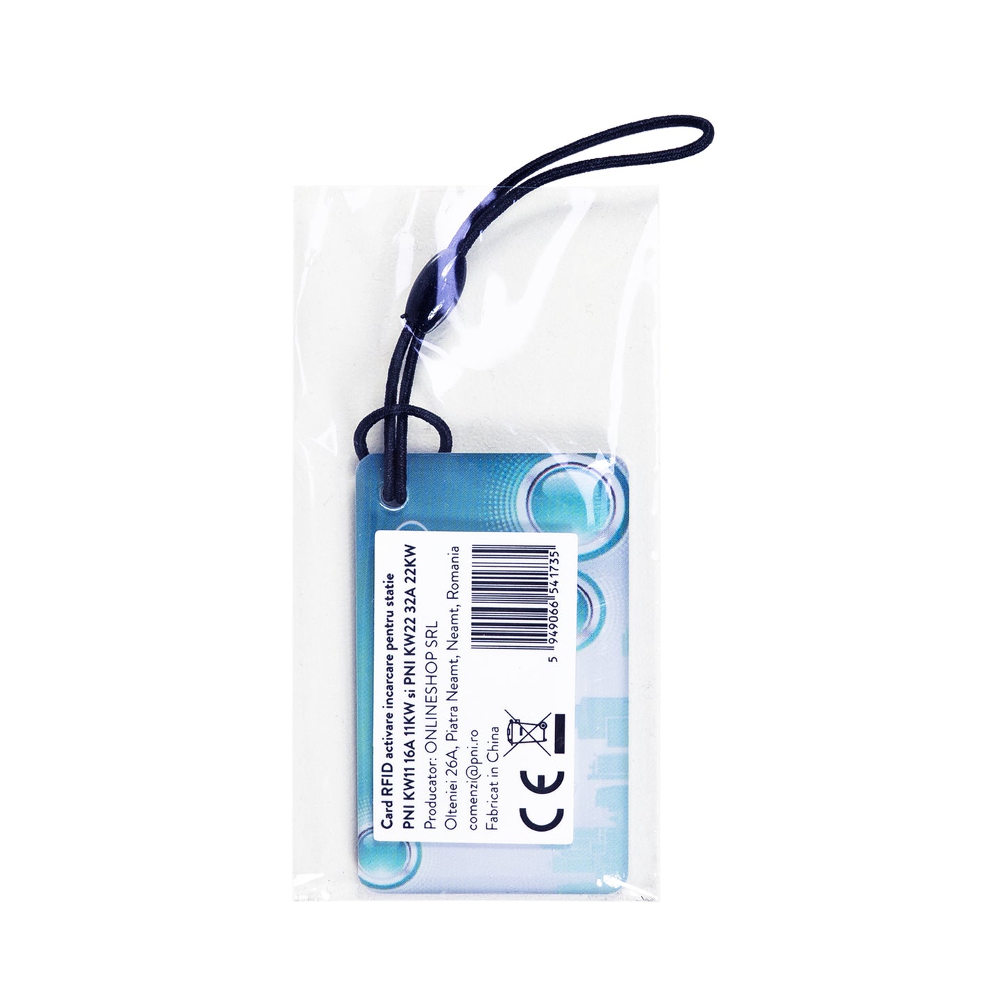 Card RFID activare incarcare pentru statie PNI KW11 16A 11KW si PNI KW22 32A 22KW