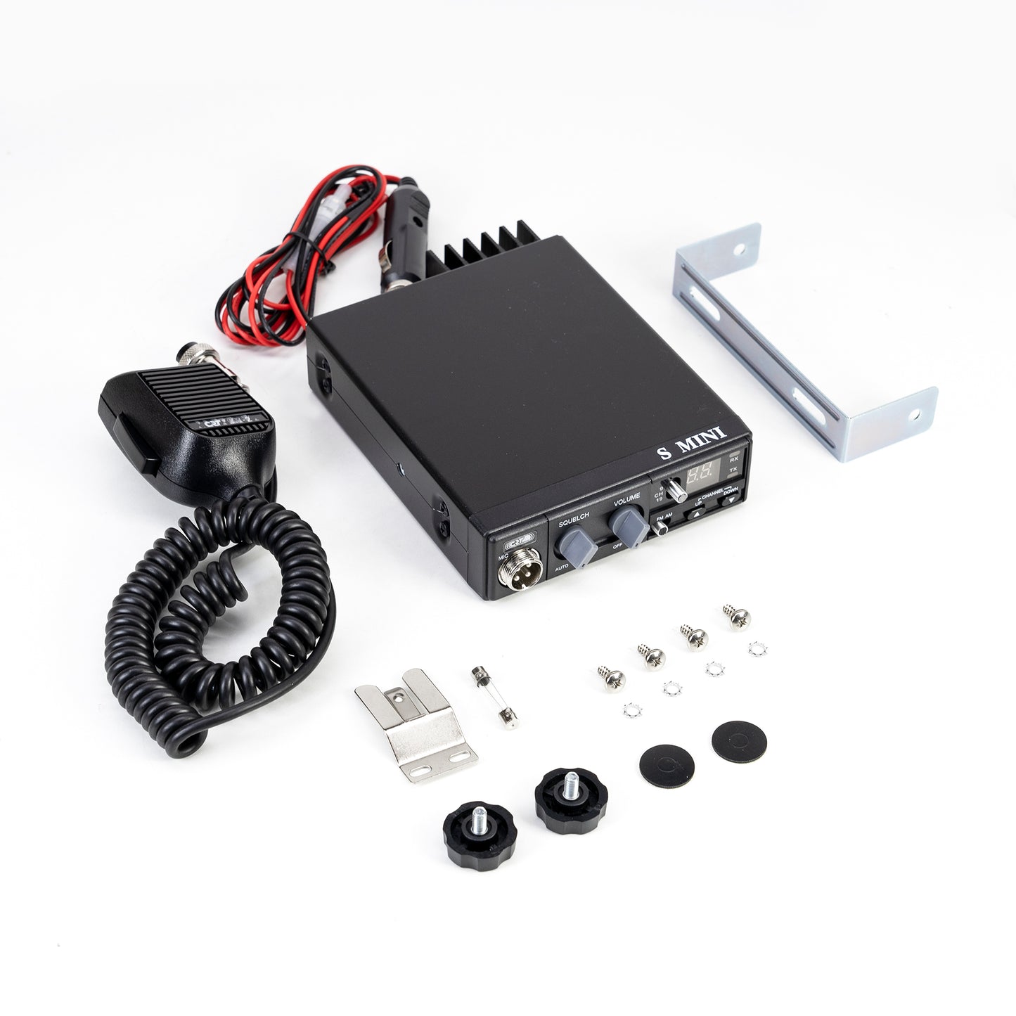 Pachet Statie radio CB CRT S Mini Dual Voltage 12/24V 4W + Antena CB PNI ML29