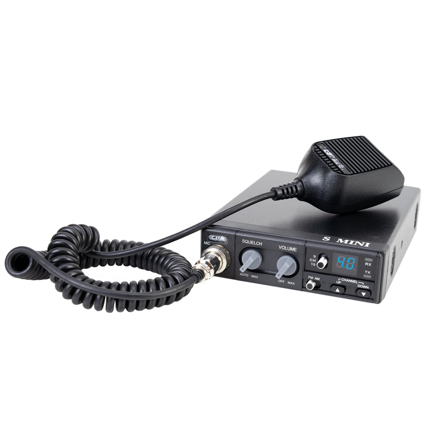 Pachet Statie radio CB CRT S Mini Dual Voltage 12/24V 4W + Antena CB PNI ML29