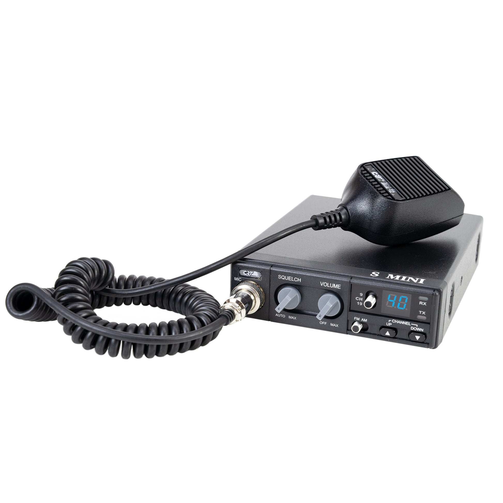 Pachet Statie radio CB CRT S Mini Dual Voltage 12/24V 4W + Antena CB PNI ML29