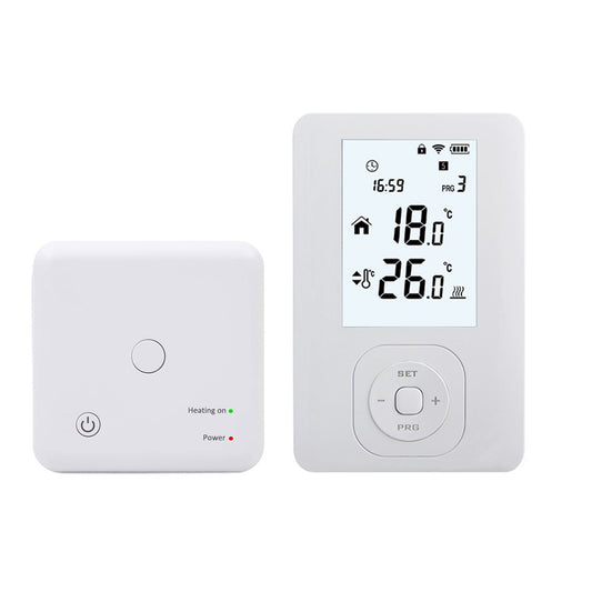 Termostat fara fir PNI CT63S pentru centrale termice, afisaj iluminat, programe zilnice