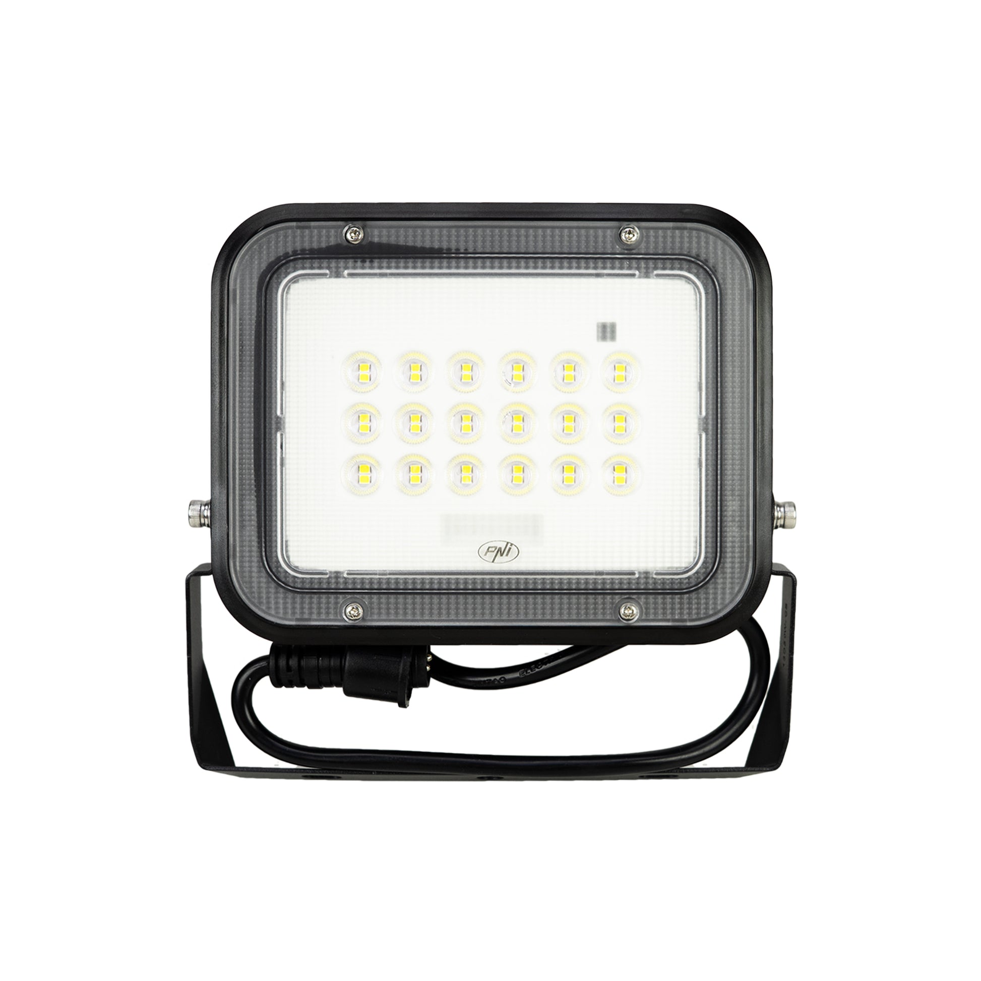 Reflector LED PNI GreenHouse WS50 PRO 50W cu panou solar 6W, acumulator 5000mAh, 800lm, telecomanda, timing si luminozitate reglabila, 6500 K, IP65